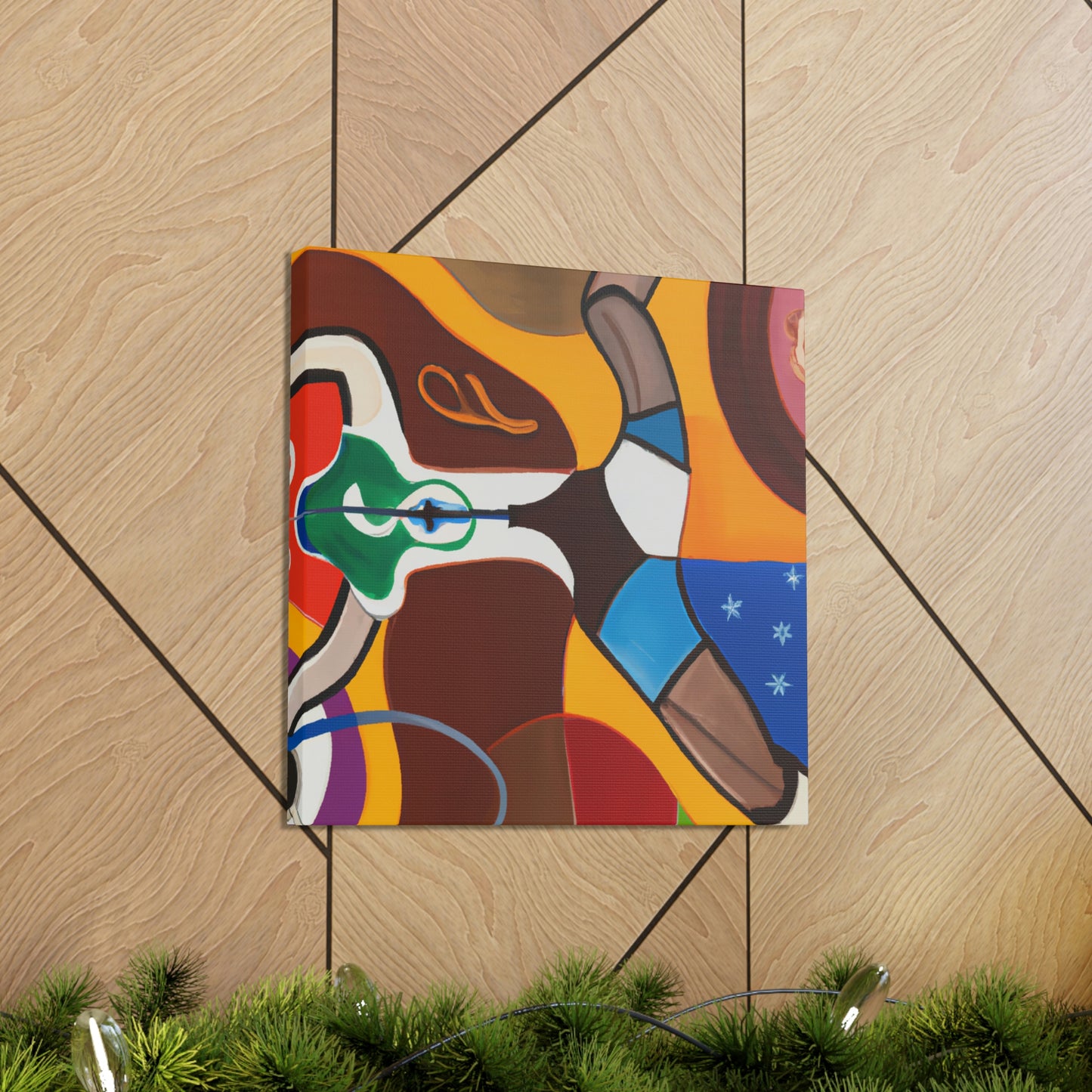 Hockey in Art Deco - Canvas