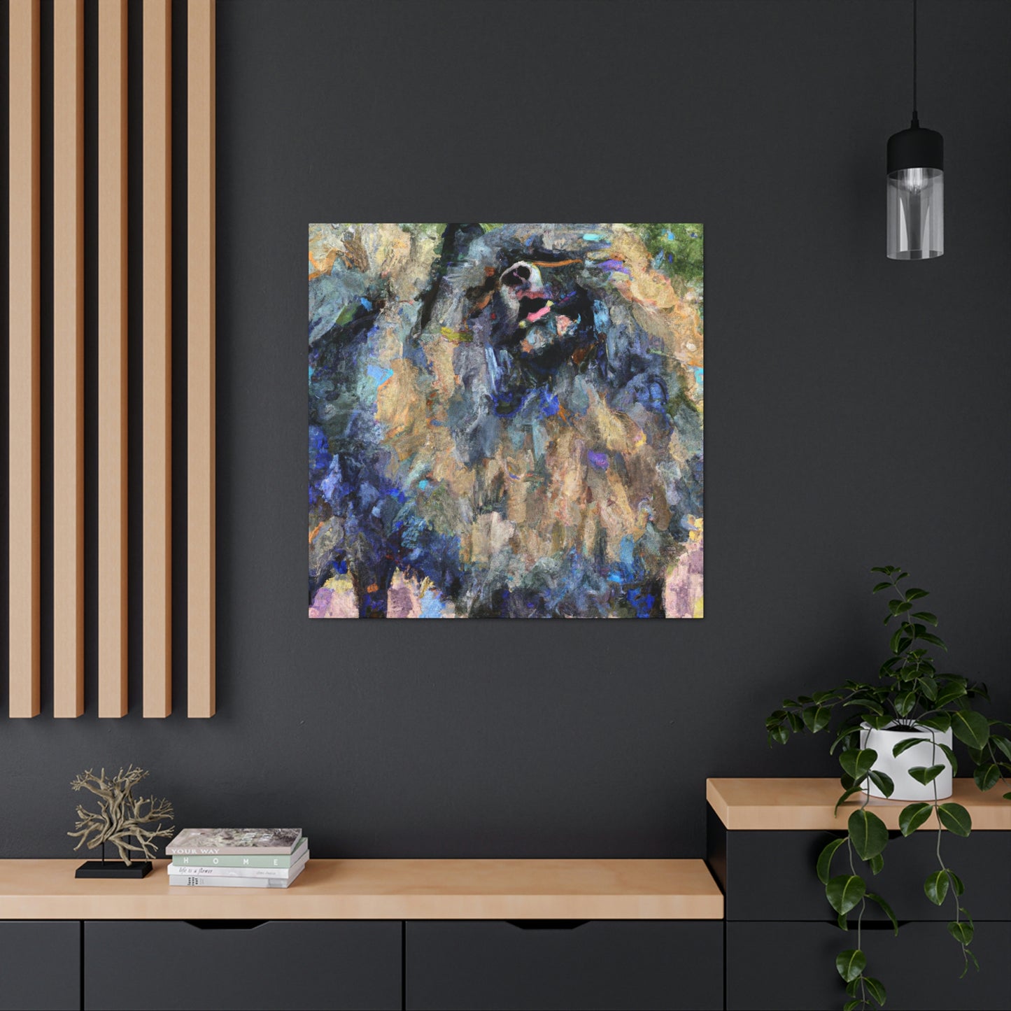 "Fur of a Keeshond" - Canvas