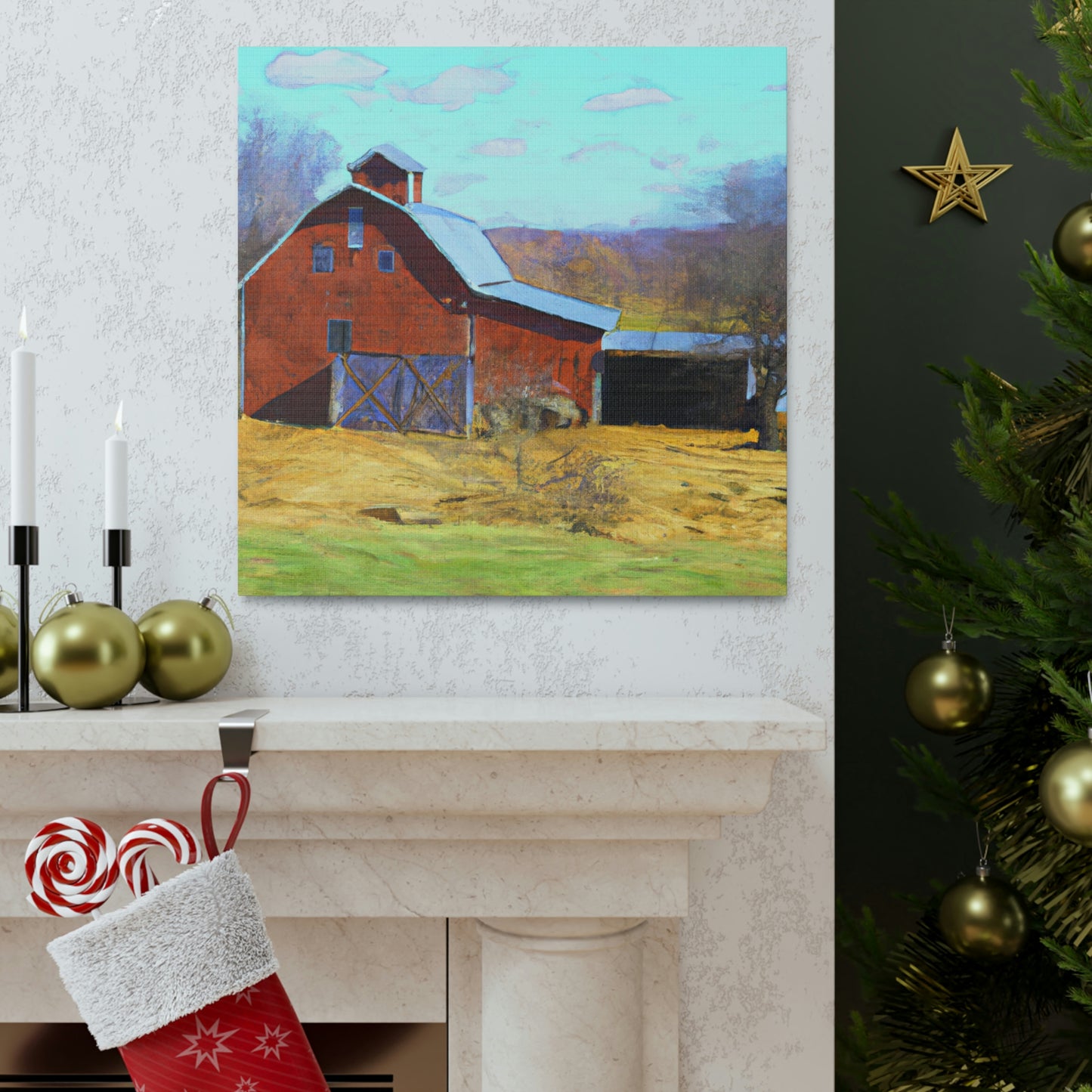 "Barn in the Countryside" - Canvas