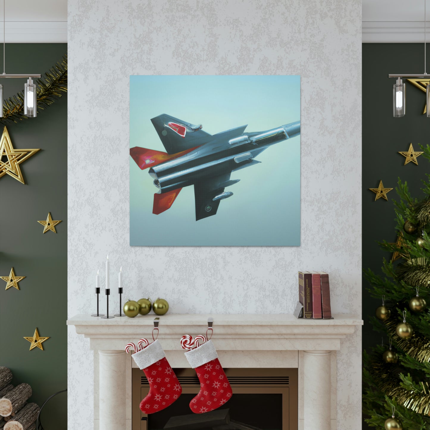 Aircraft In Flight. - Canvas