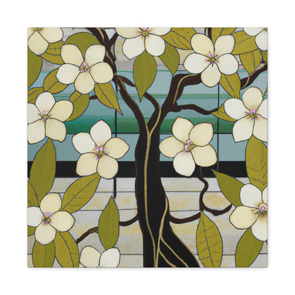 "Elegant Dogwood Bloom" - Canvas