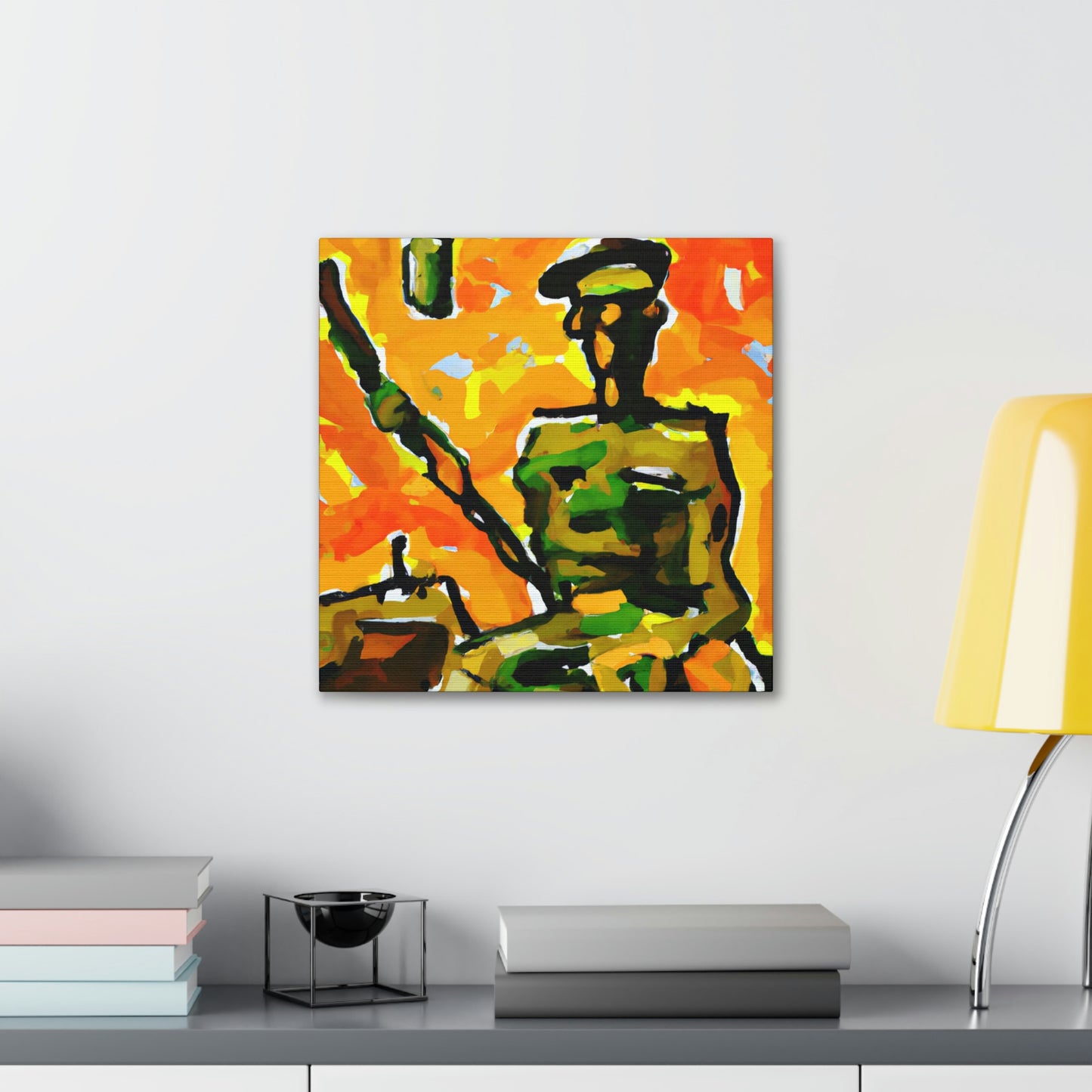 Sniper in Fauvism - Canvas