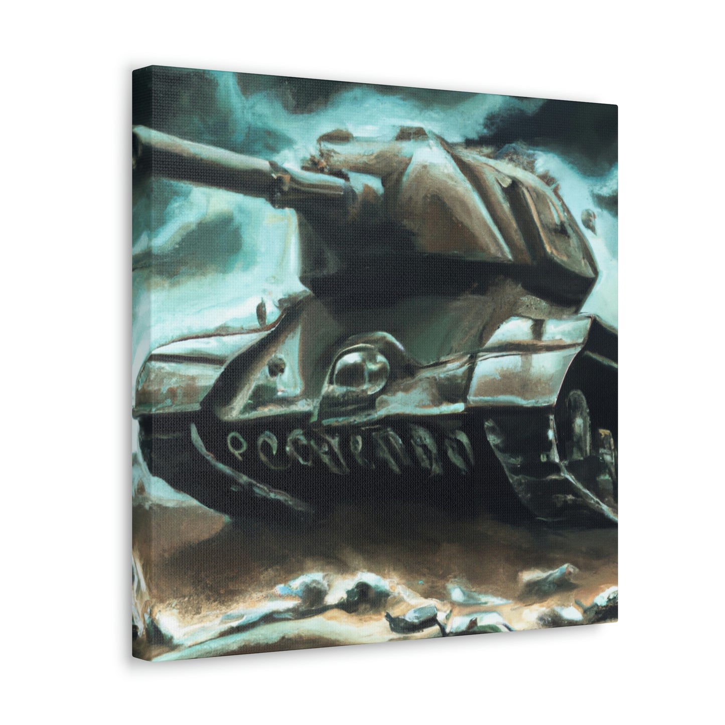 Tank on Fire Dream - Canvas