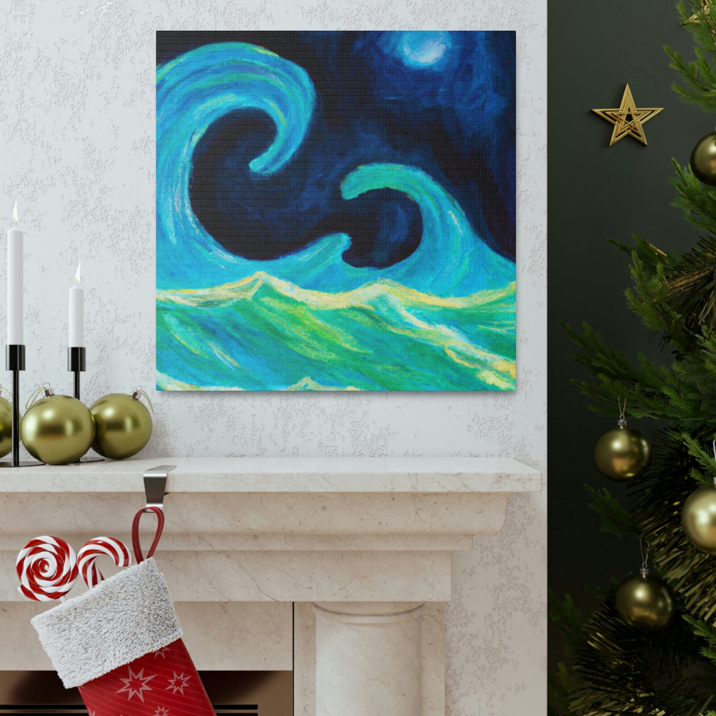 "Sea of Rippling Waves" - Canvas