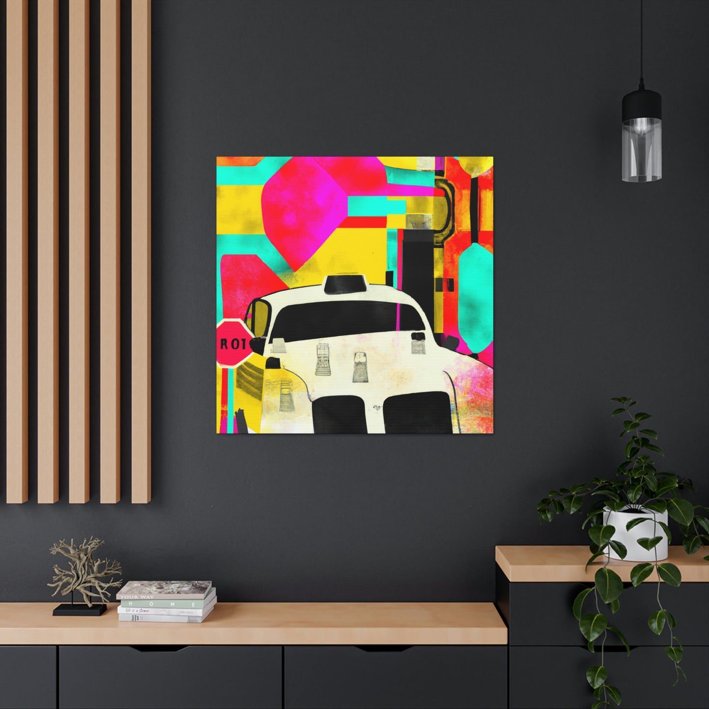 "Taxi Ride Illumination" - Canvas