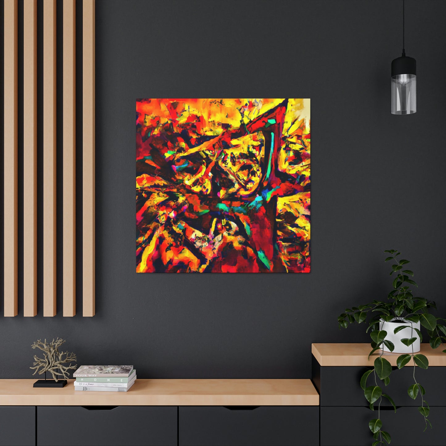 "Stormy Abstraction Skies" - Canvas