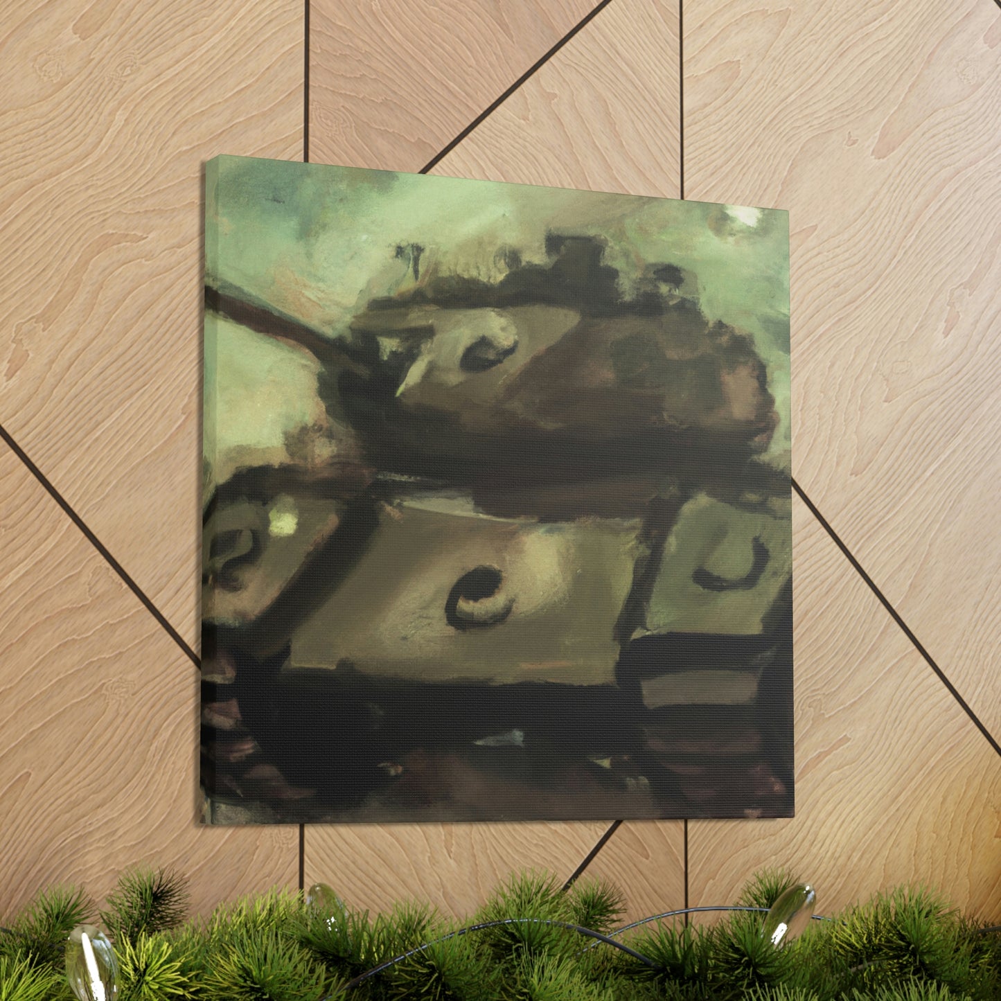 "Turret In Turmoil" - Canvas