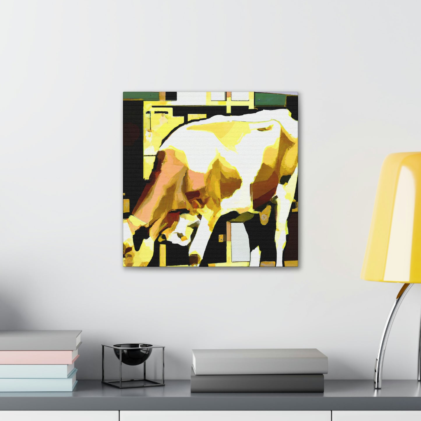 "Jersey Cow in Jazz." - Canvas