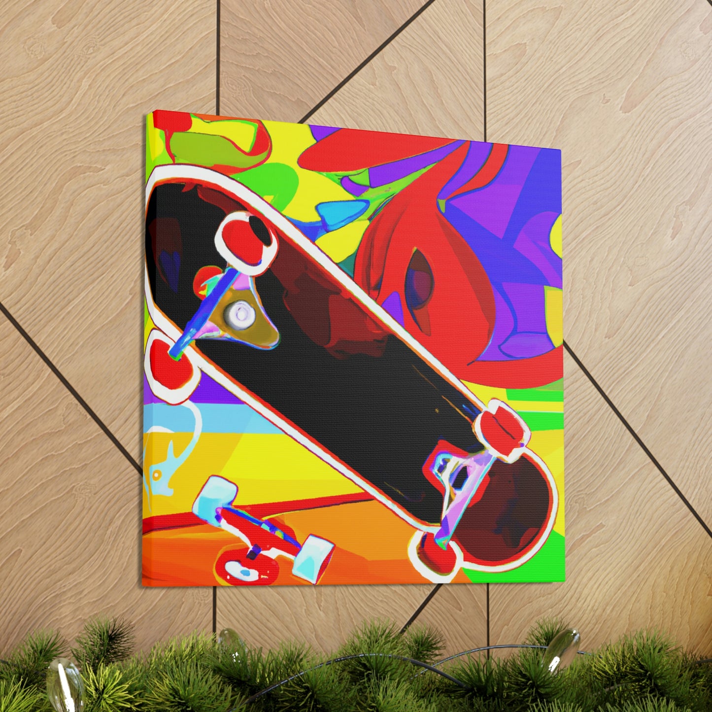 Skateboarding Expressionism - Canvas