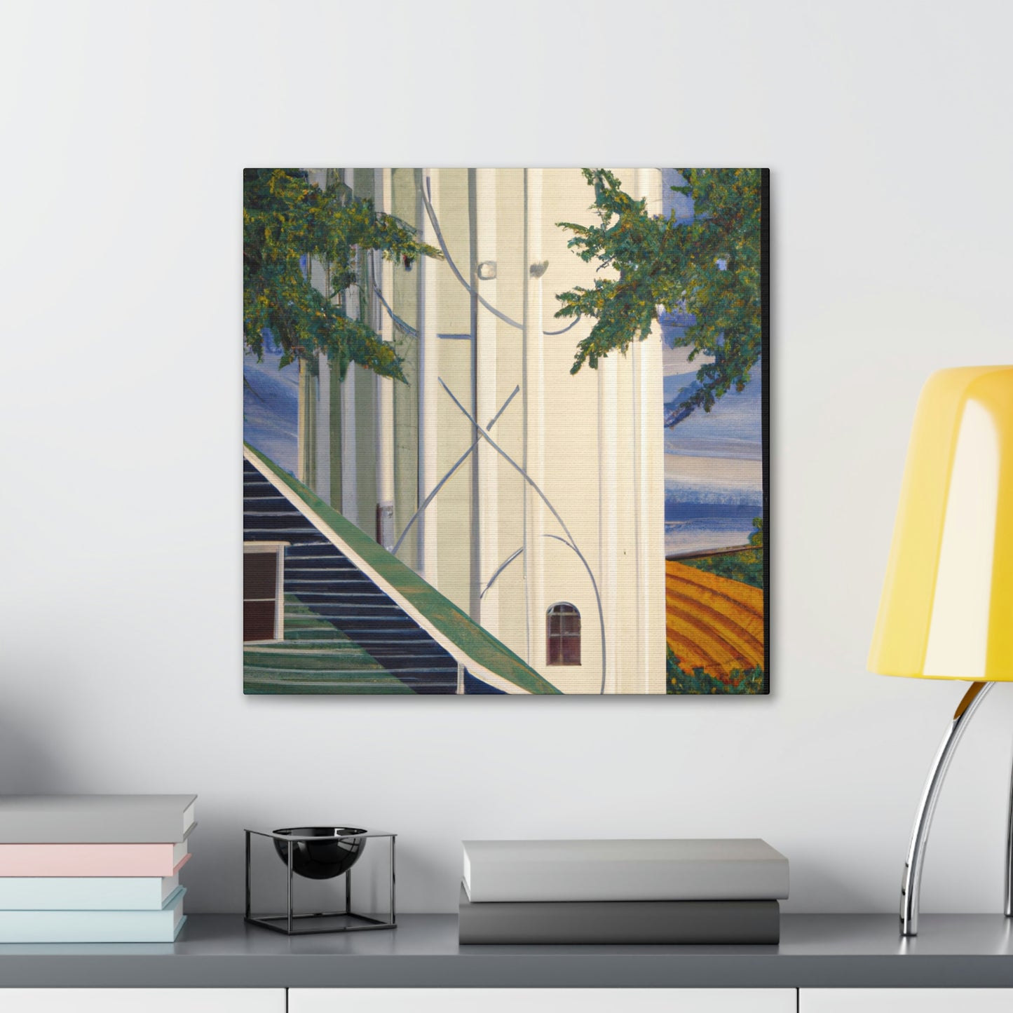 "Silo's Rustic Beauty" - Canvas