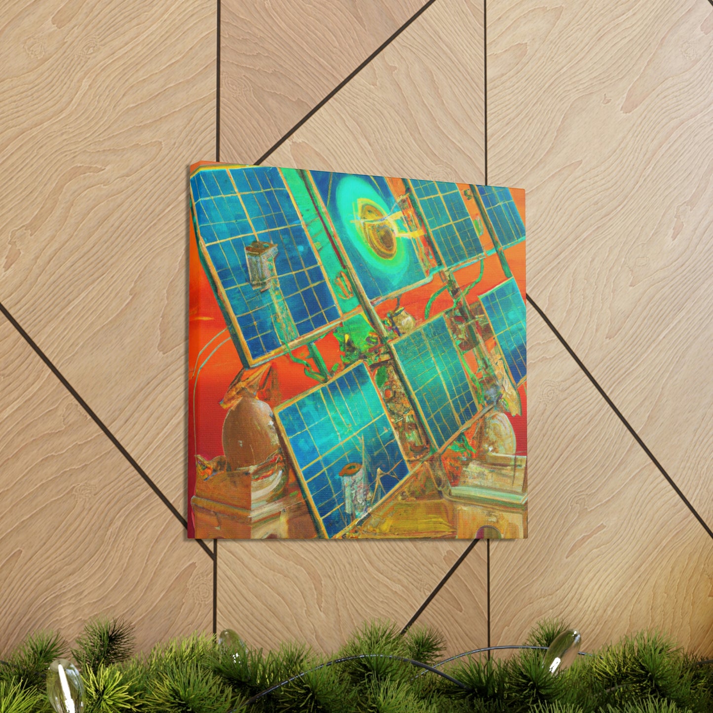 "Electrifying Solar Panel" - Canvas