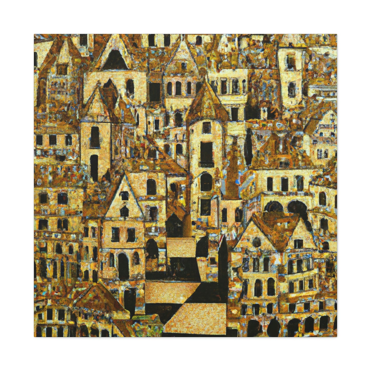 Tudor Garden Splendor - Canvas