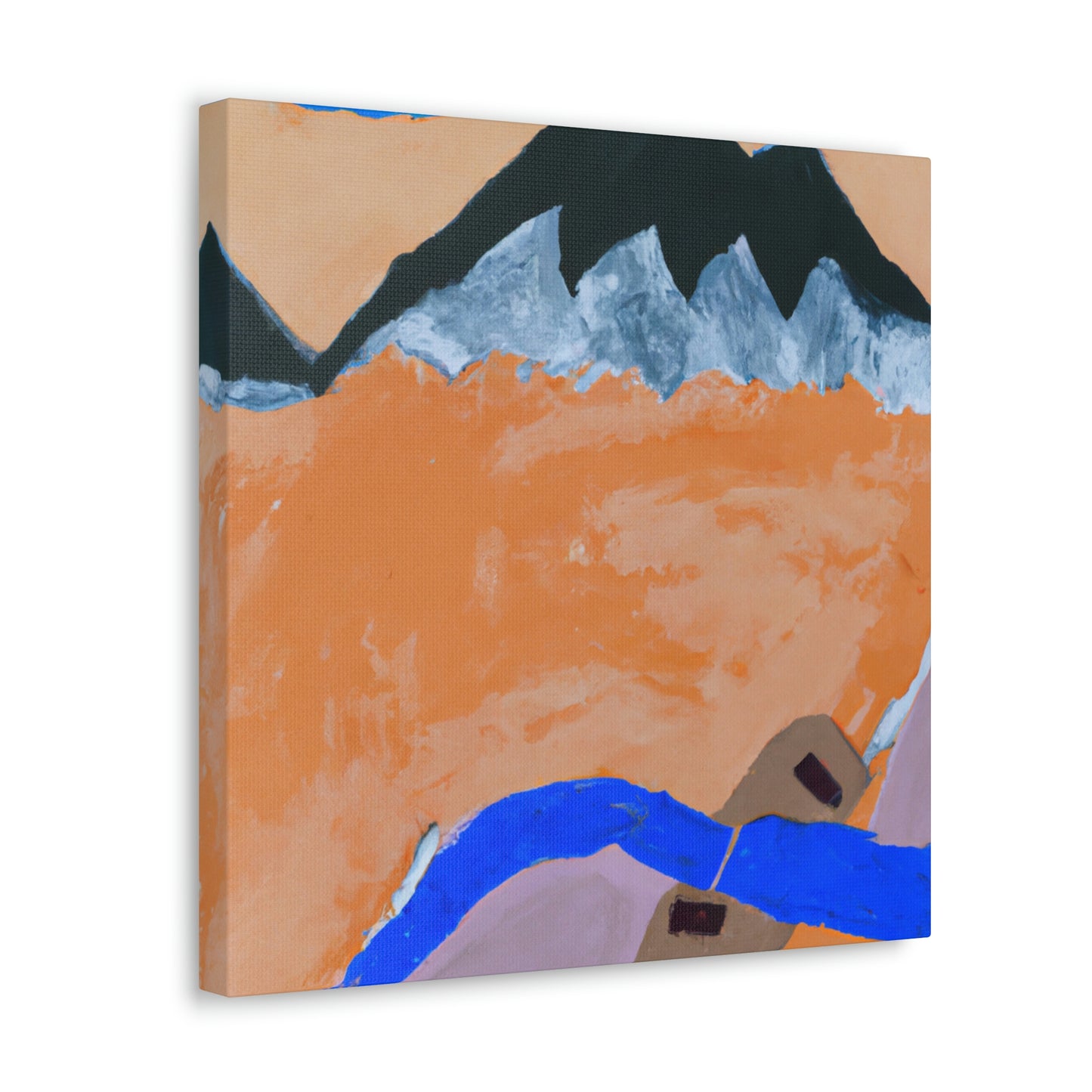 Mountain Majesty Ablaze - Canvas