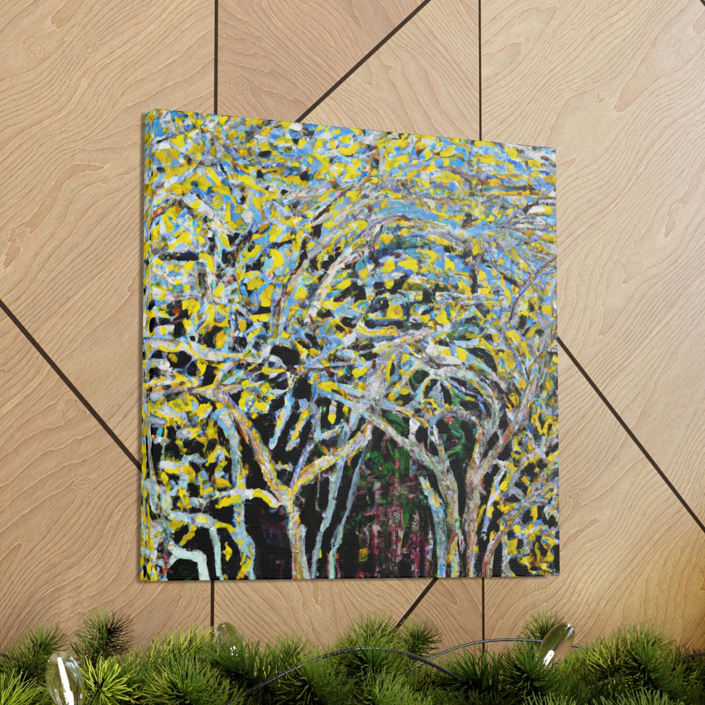 "Dogwood in Expressionism" - Canvas