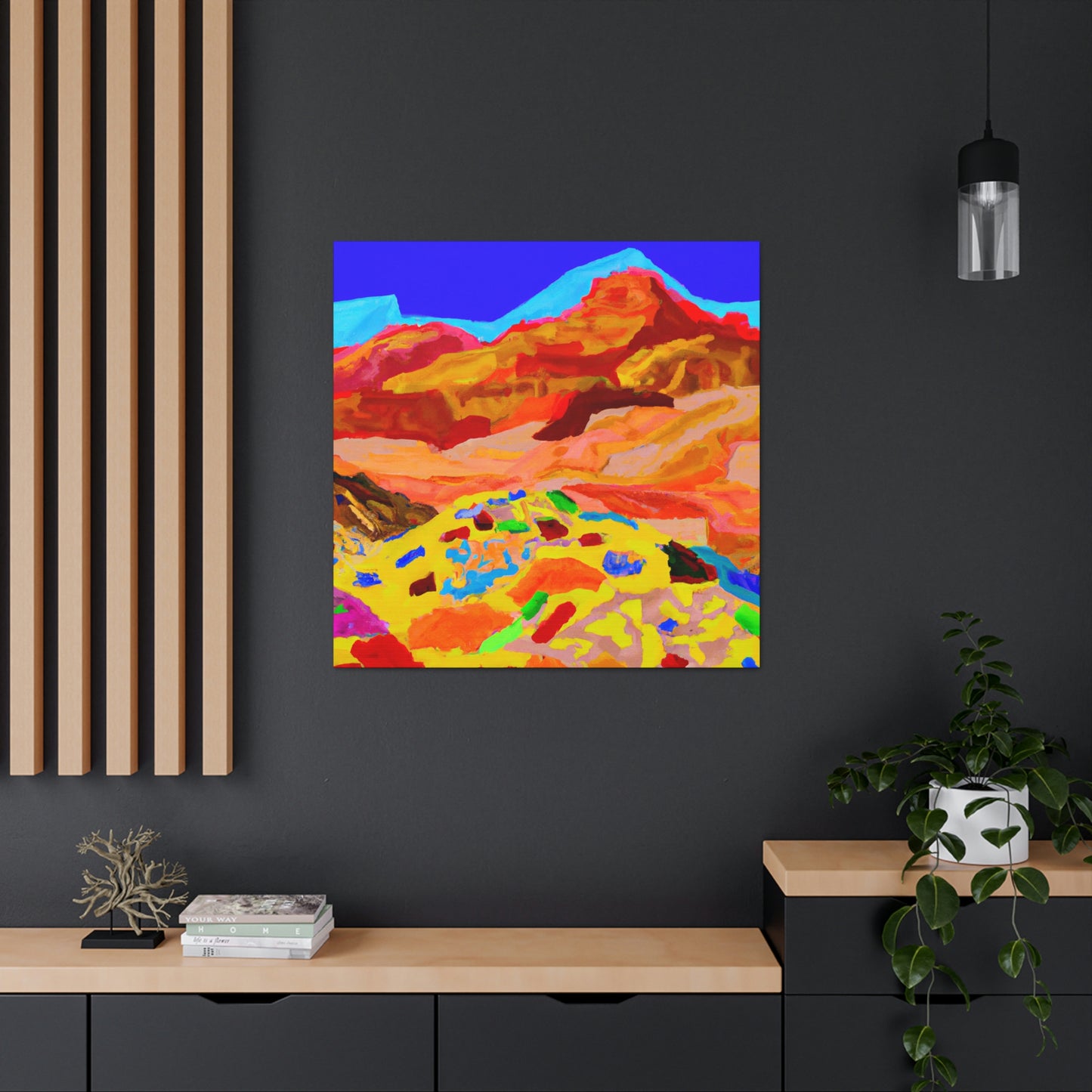 Desert of Colorful Hues - Canvas