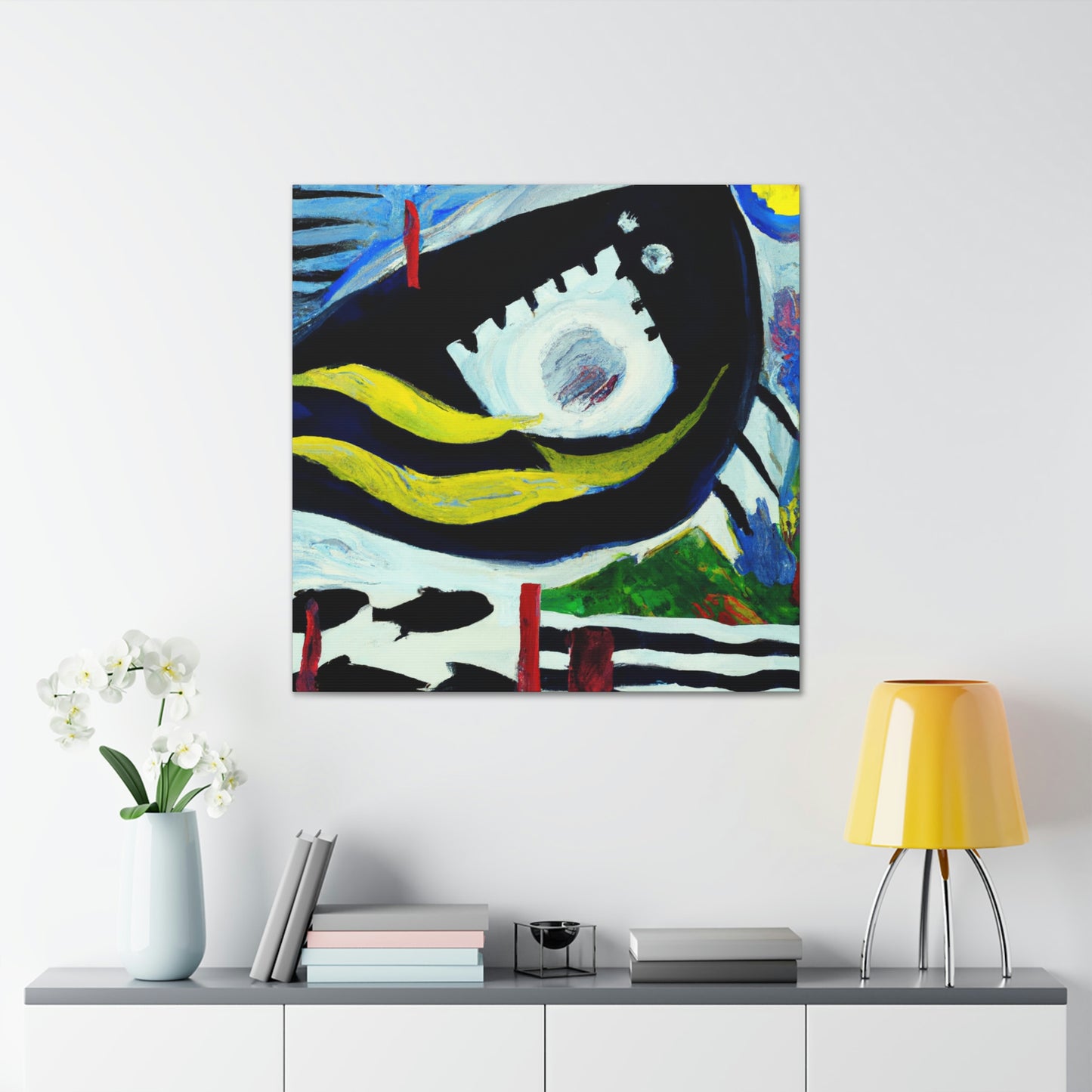 Whale in Repose - Canvas