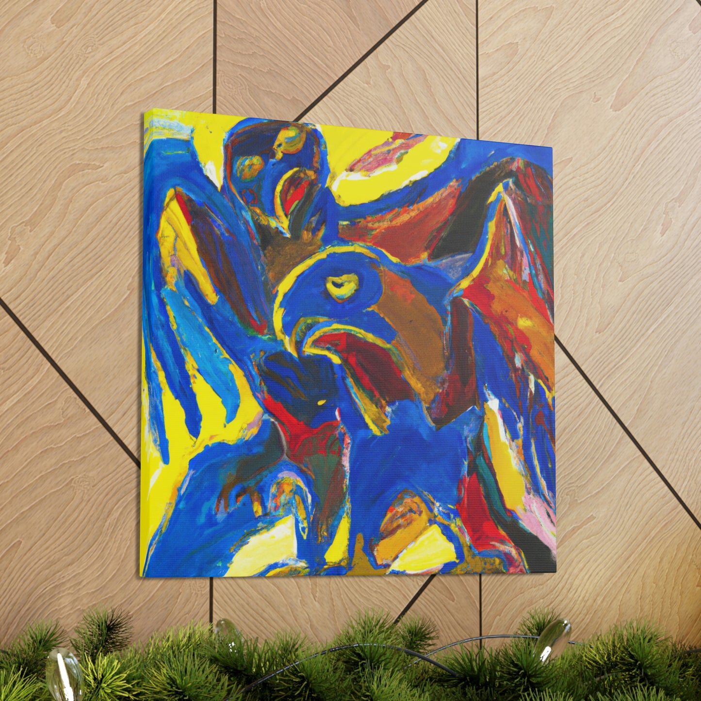 "Hawks in Expressionism" - Canvas