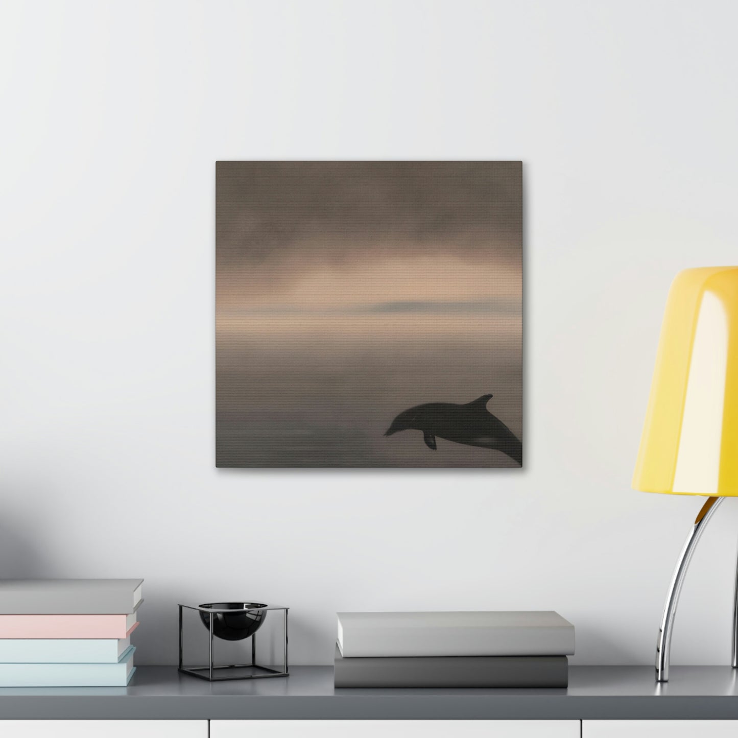 Dolphins in Neoclassicism - Canvas