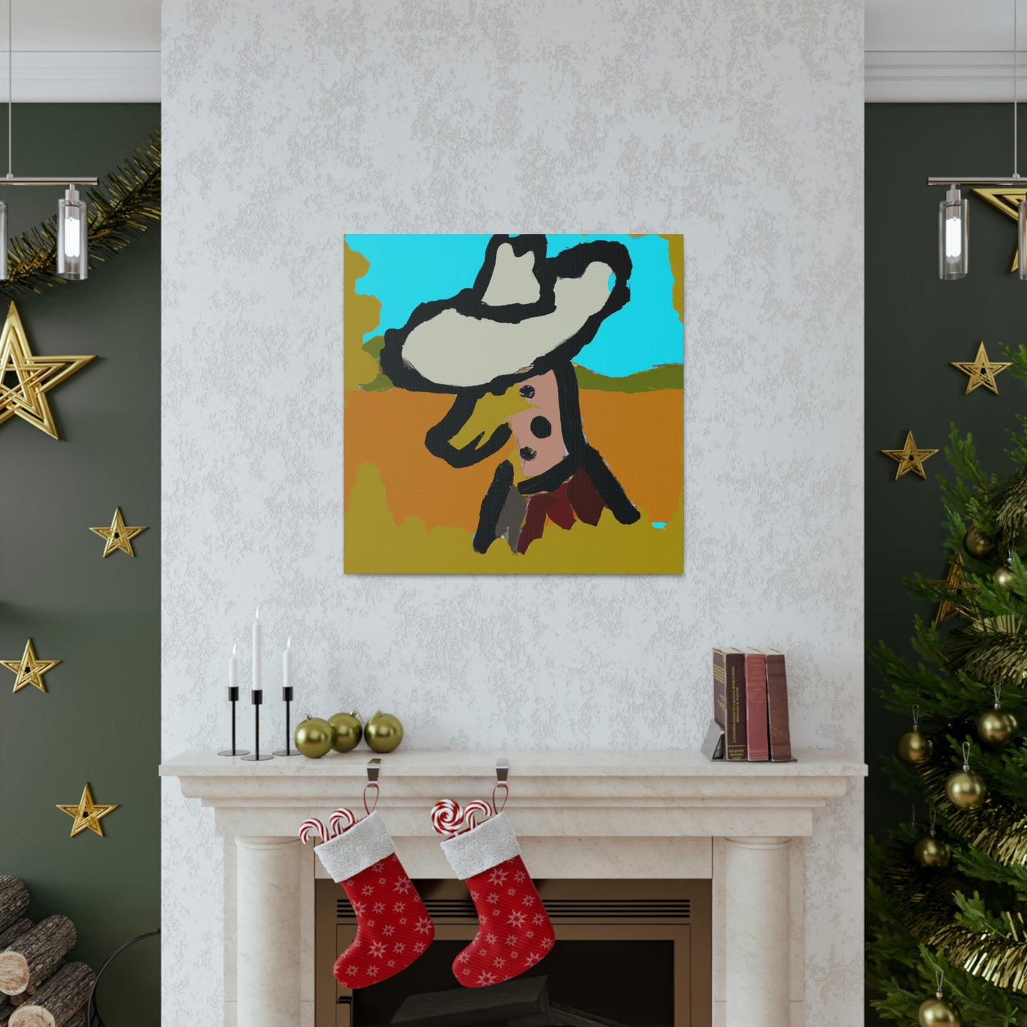 "Cowboy Western Concept” - Canvas