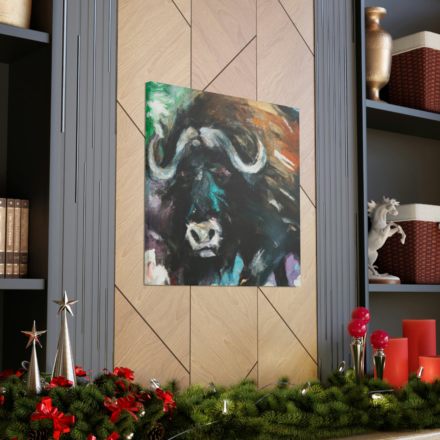 "Musk Ox Expressionism" - Canvas