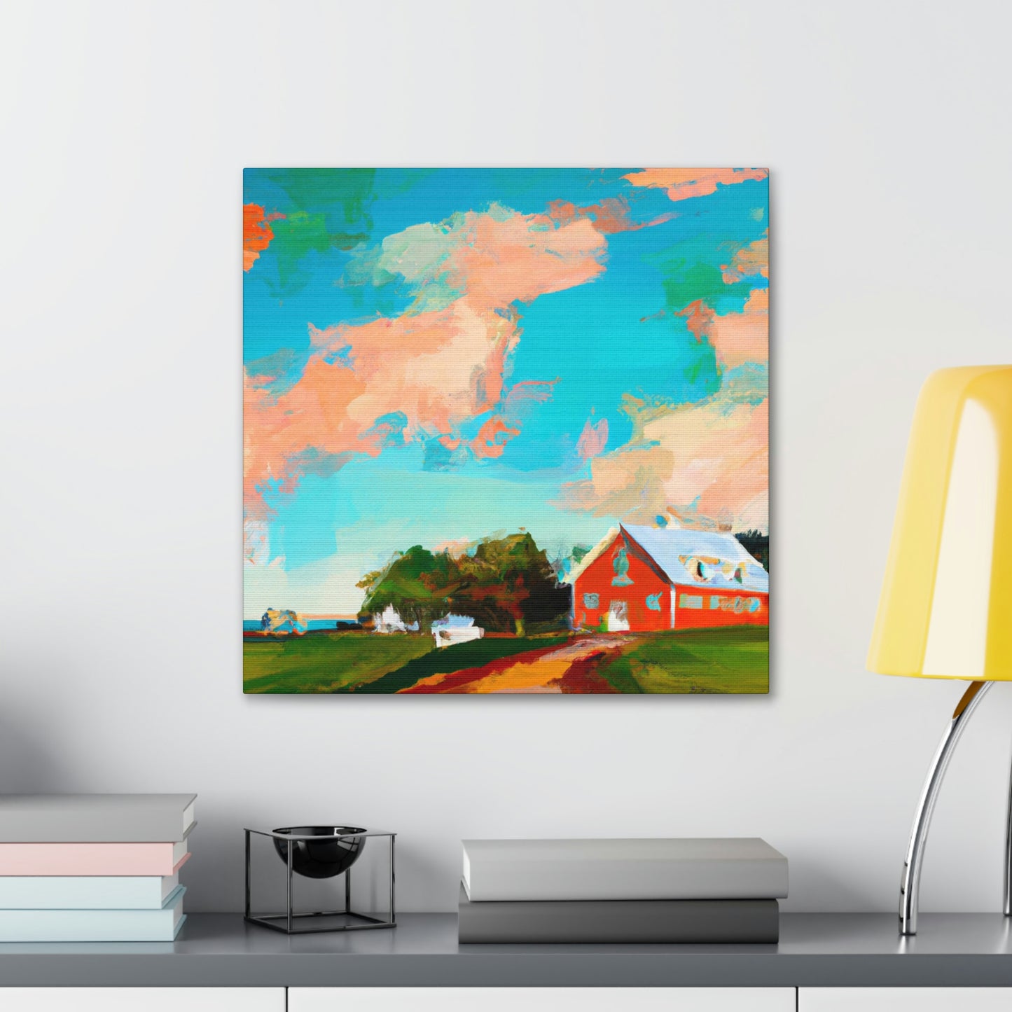 "Homestead at Sunrise" - Canvas