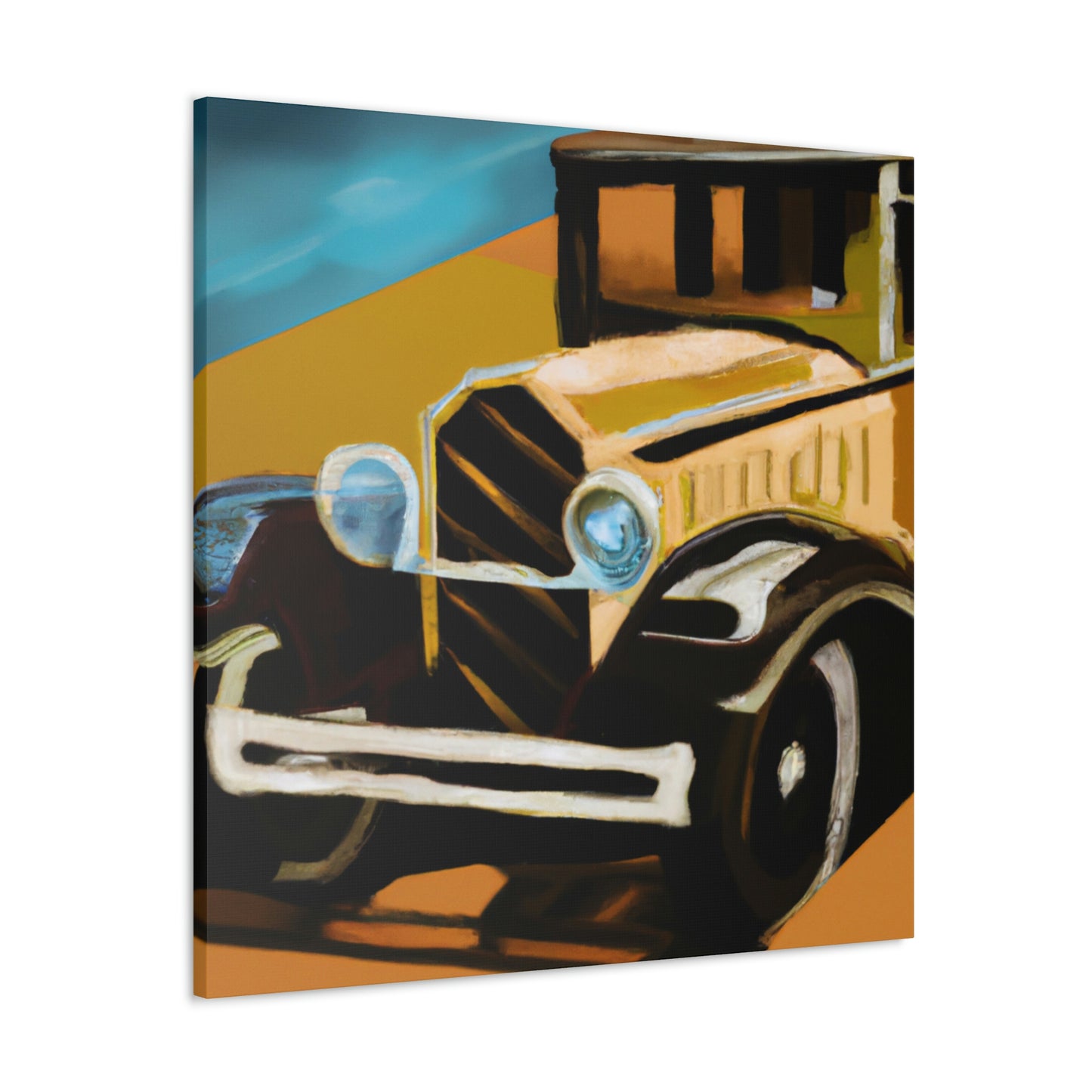 "Automobiles of the 20s" - Canvas