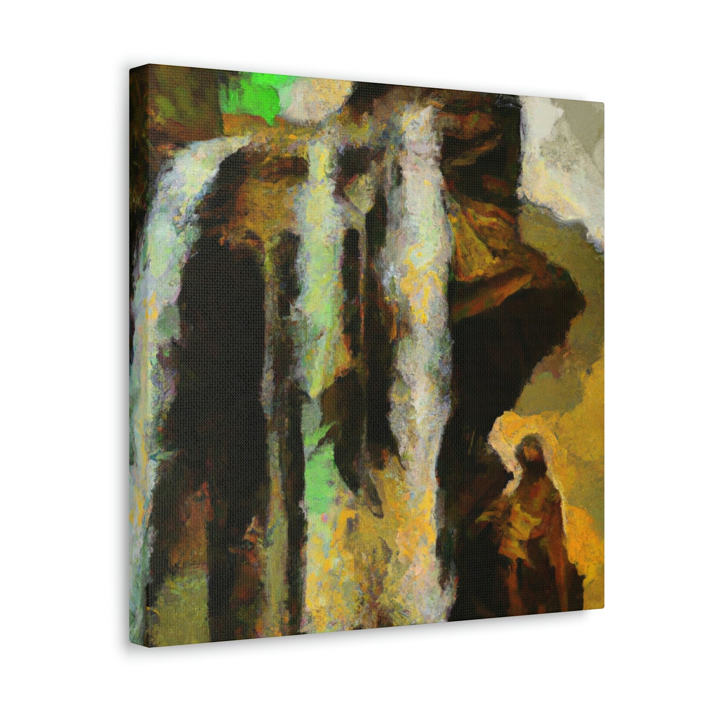 "Waterfall Melodic Mosaic" - Canvas