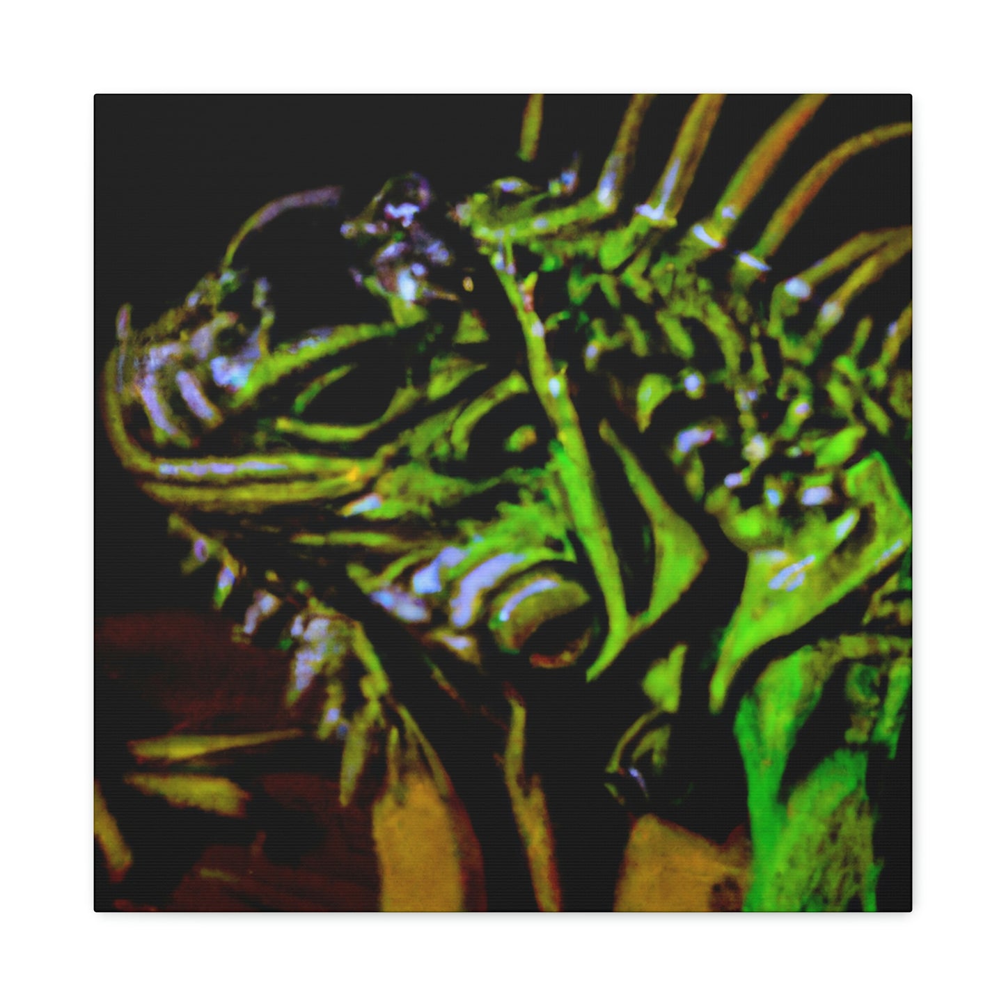 Iguana in Springtime - Canvas