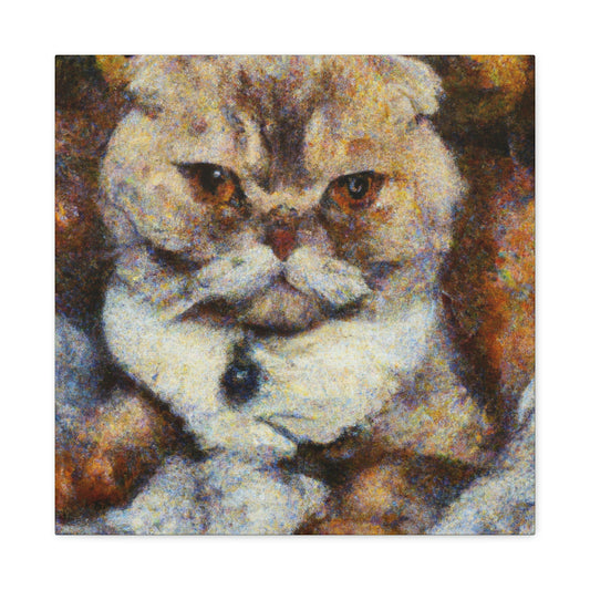 Scottish Fold Reflection - Canvas