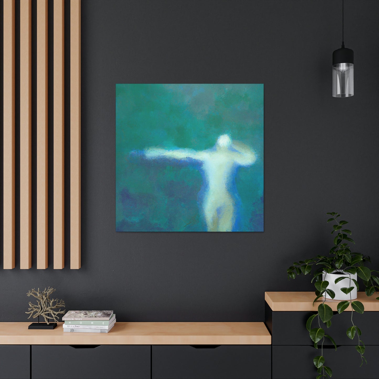 Swimming in Simplicity - Canvas