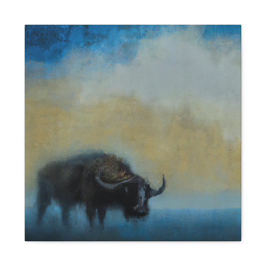 "Buffalo in Steampunk Age" - Canvas