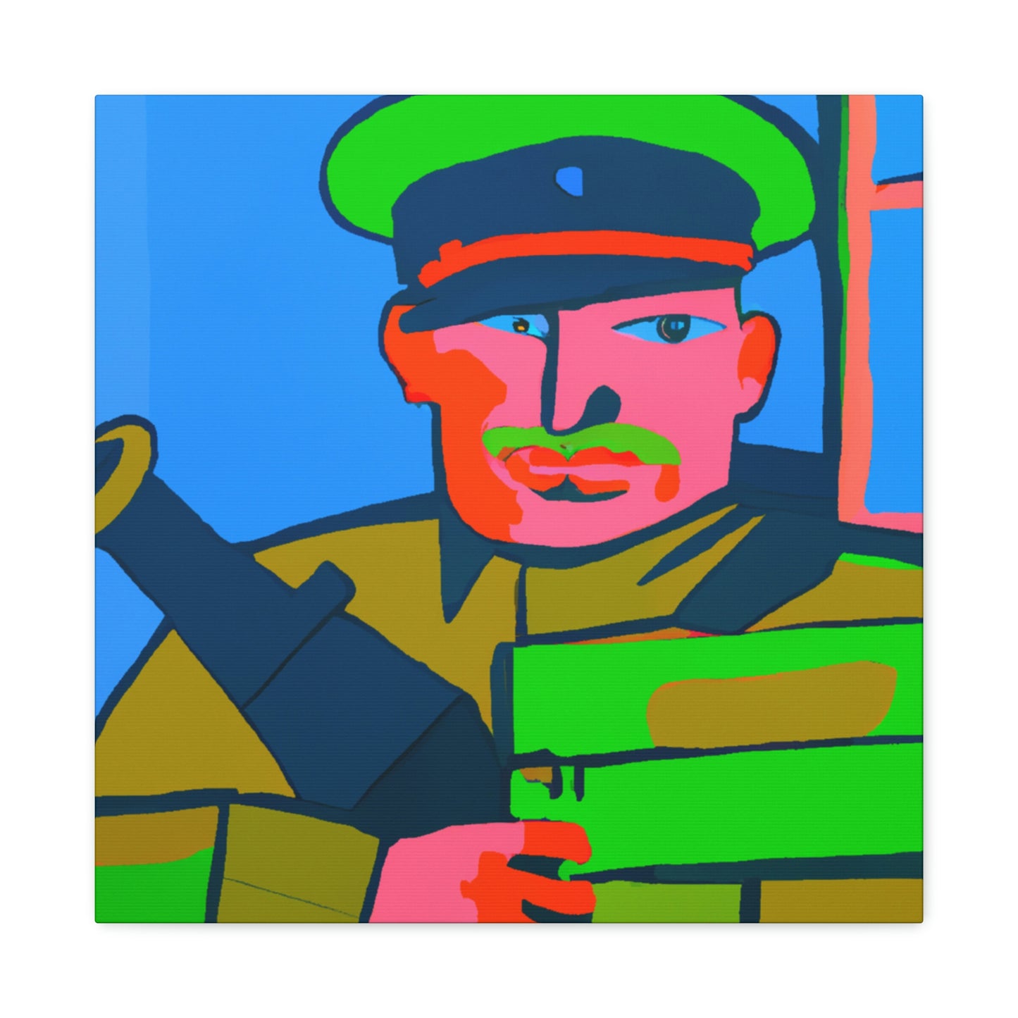 Gunner in Fauvism - Canvas