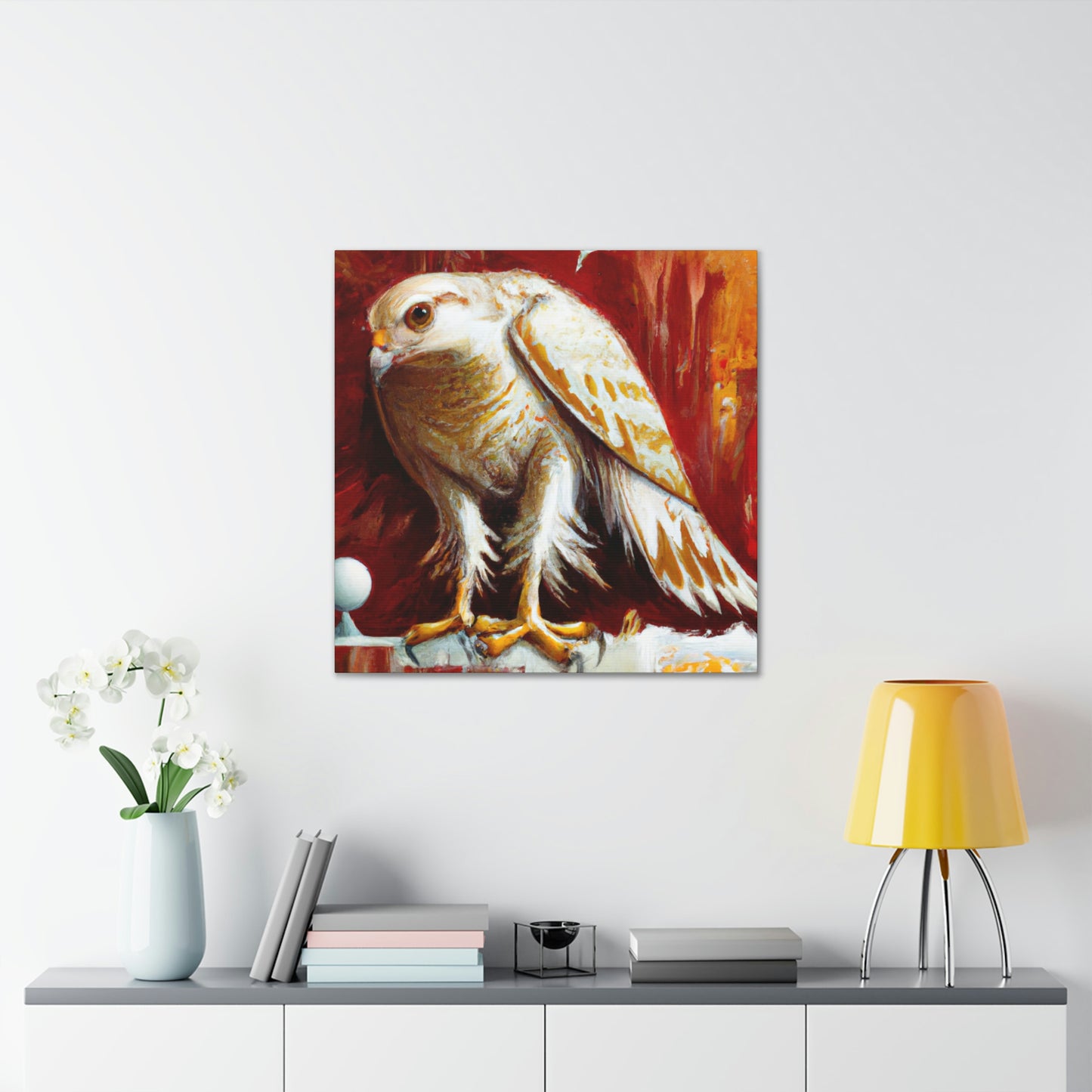 "Hawk of Neoclassicism" - Canvas