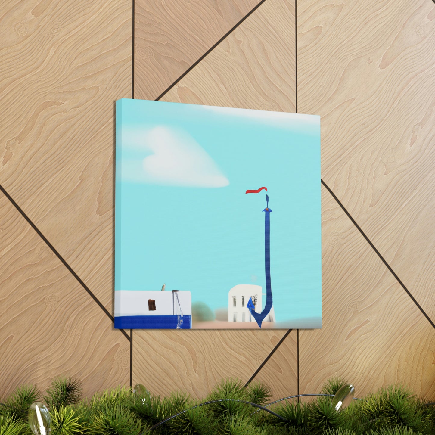 "Marina: Minimalist Portrait" - Canvas