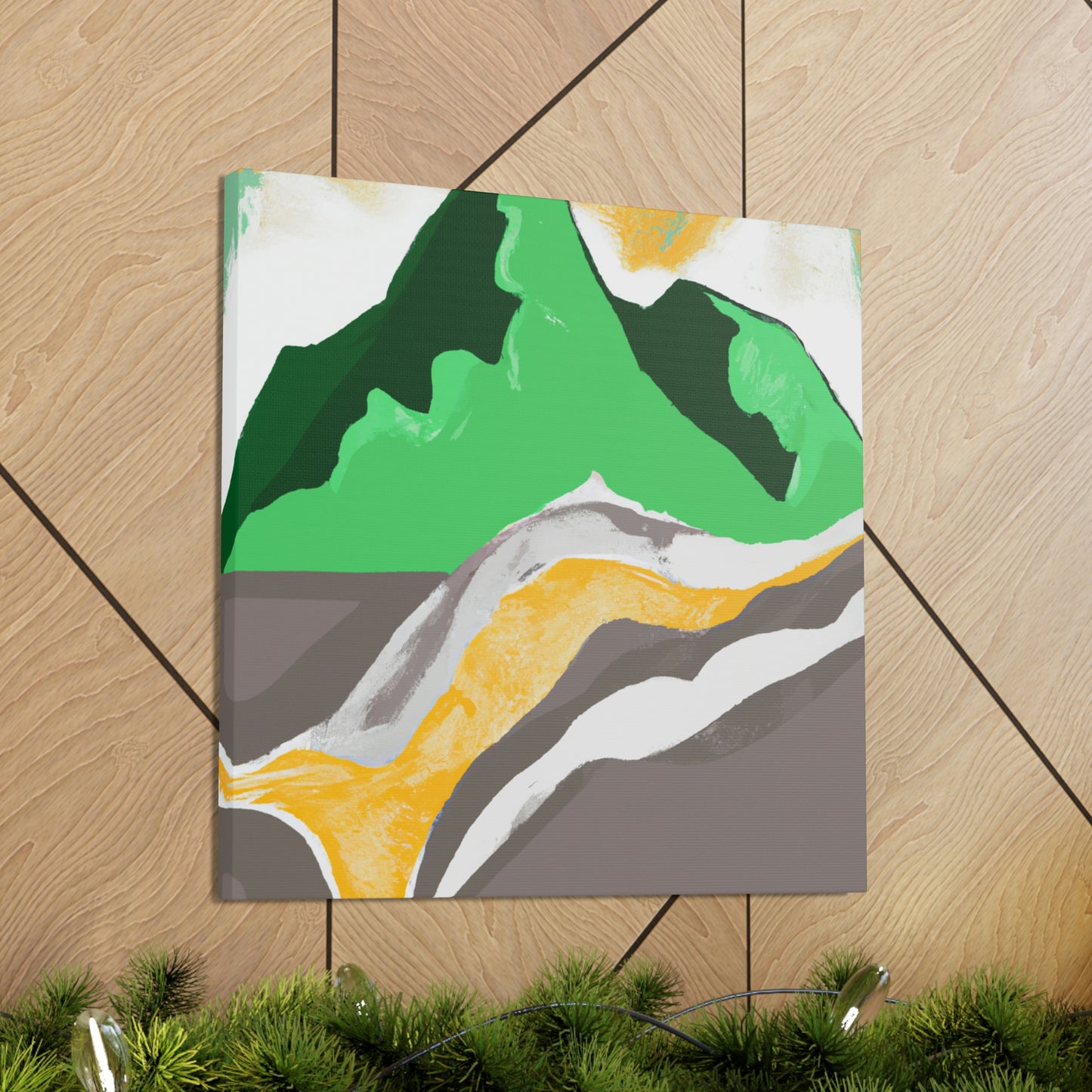 Mountain Majesty Ablaze - Canvas