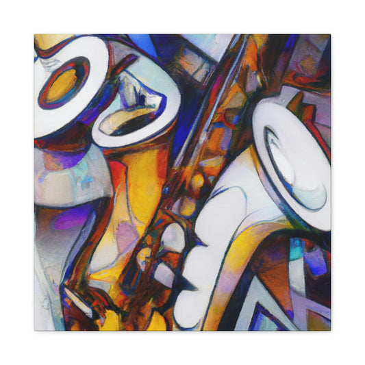 Saxophone Jazz Symphony - Canvas