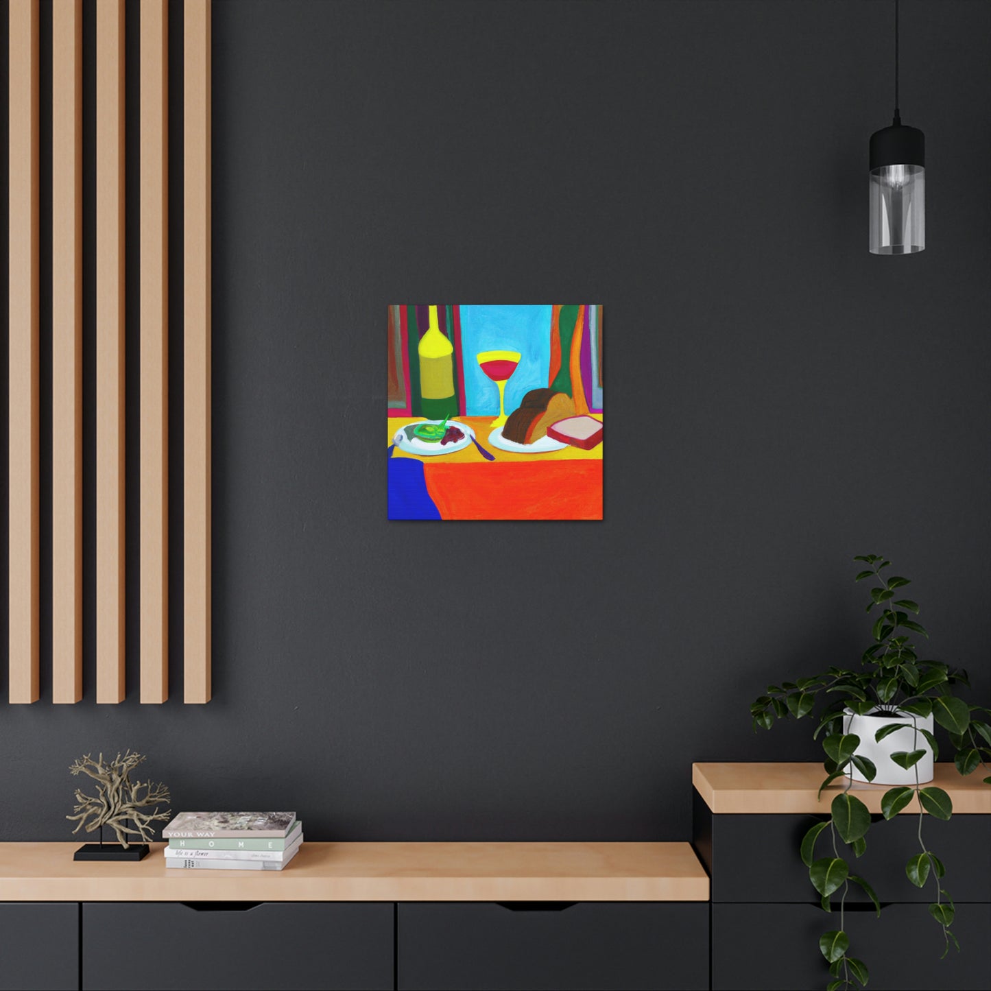 Breaking Bread Together - Canvas