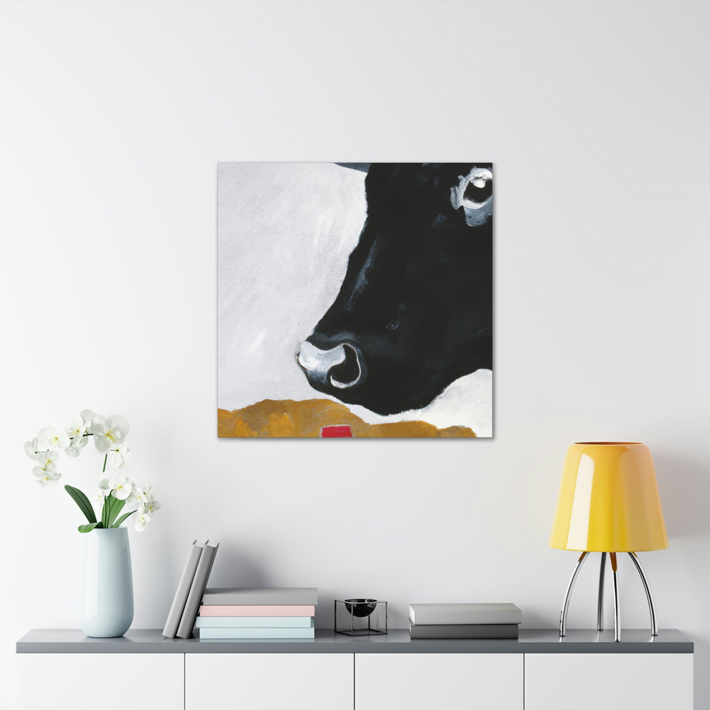 "Black Angus Simplicity" - Canvas