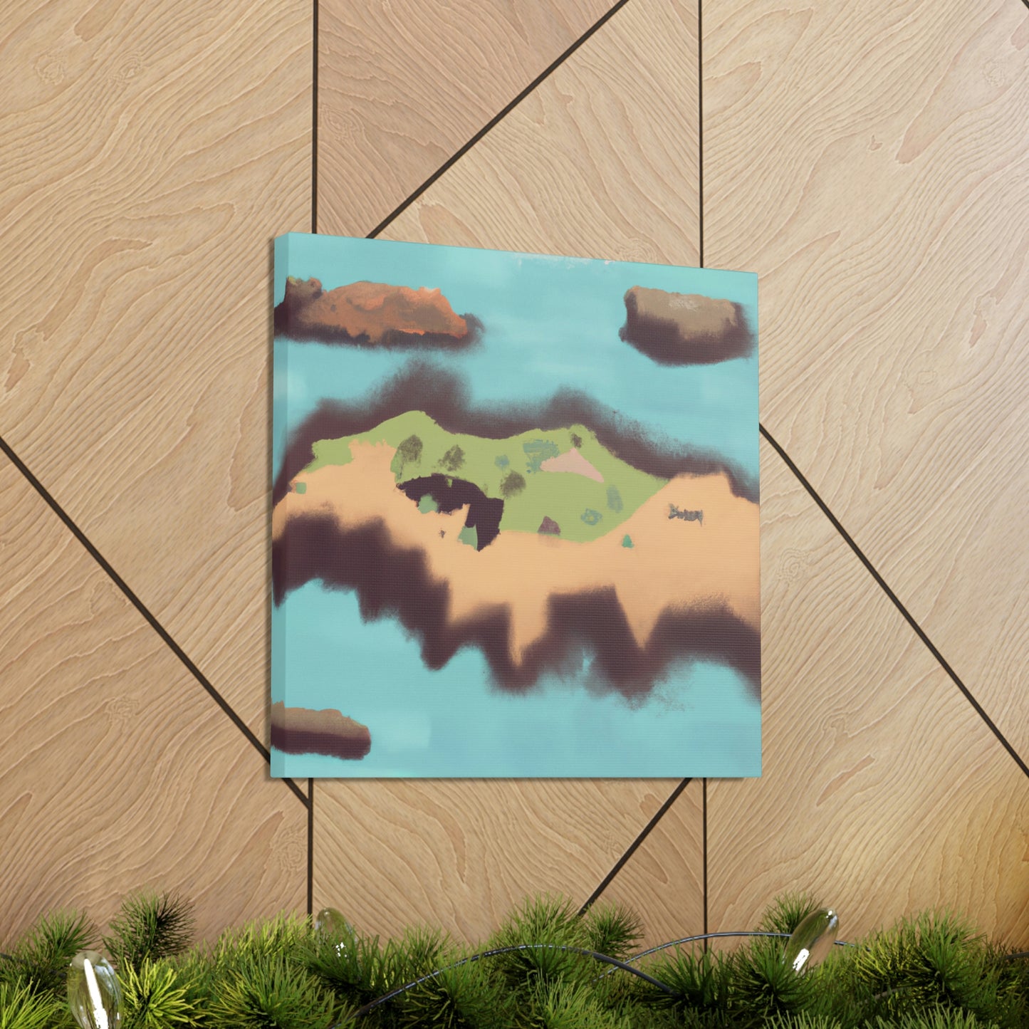 Tropical Island Oasis - Canvas