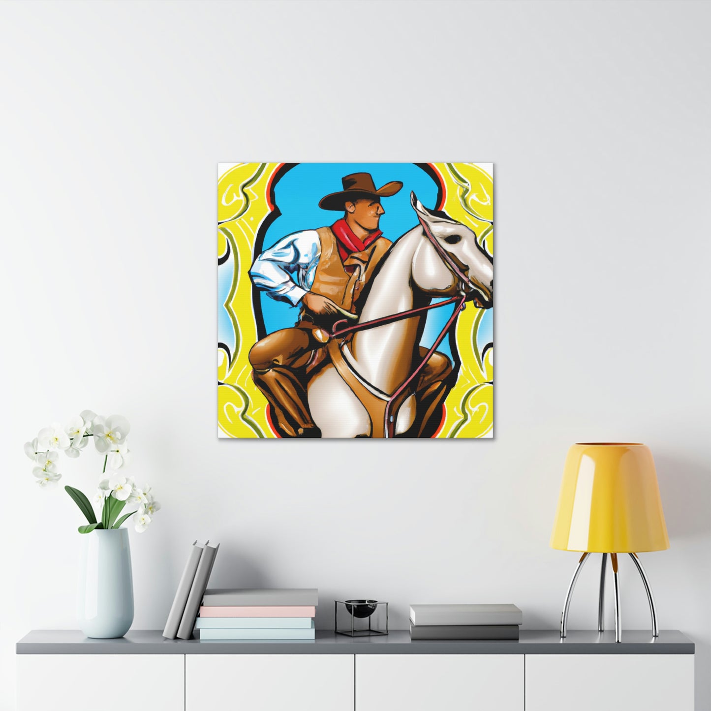 "Rodeo in Neoclassicism" - Canvas