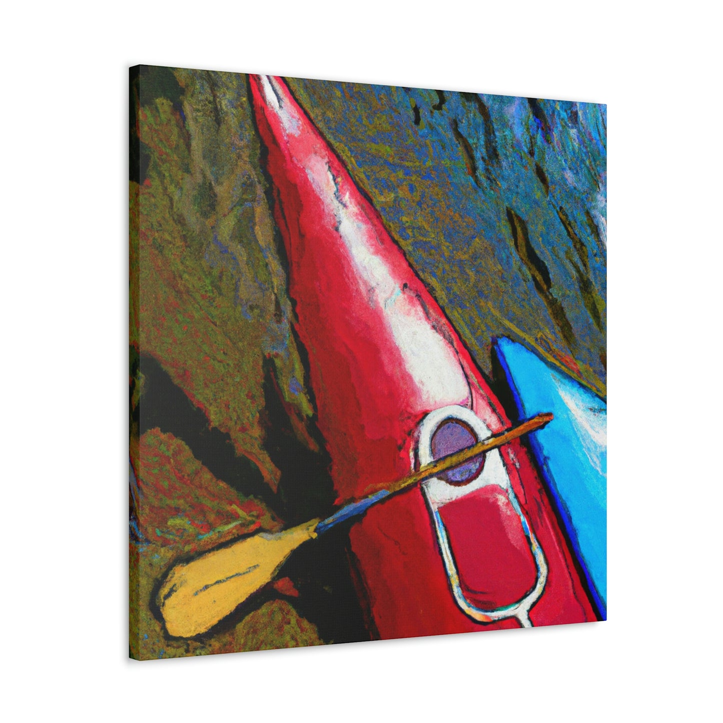 Kayak in Deco Style - Canvas