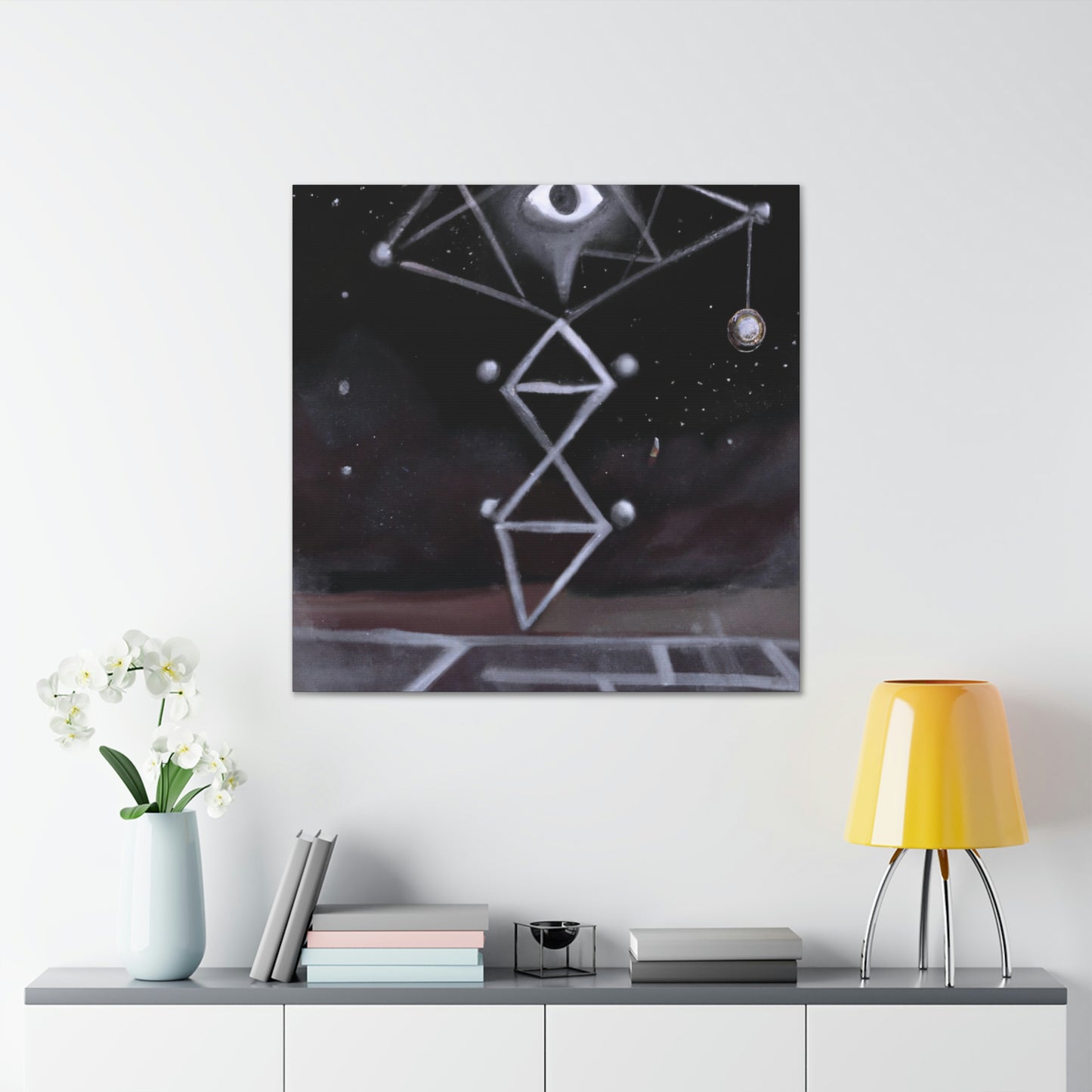 "Stargazing Minimalism" - Canvas