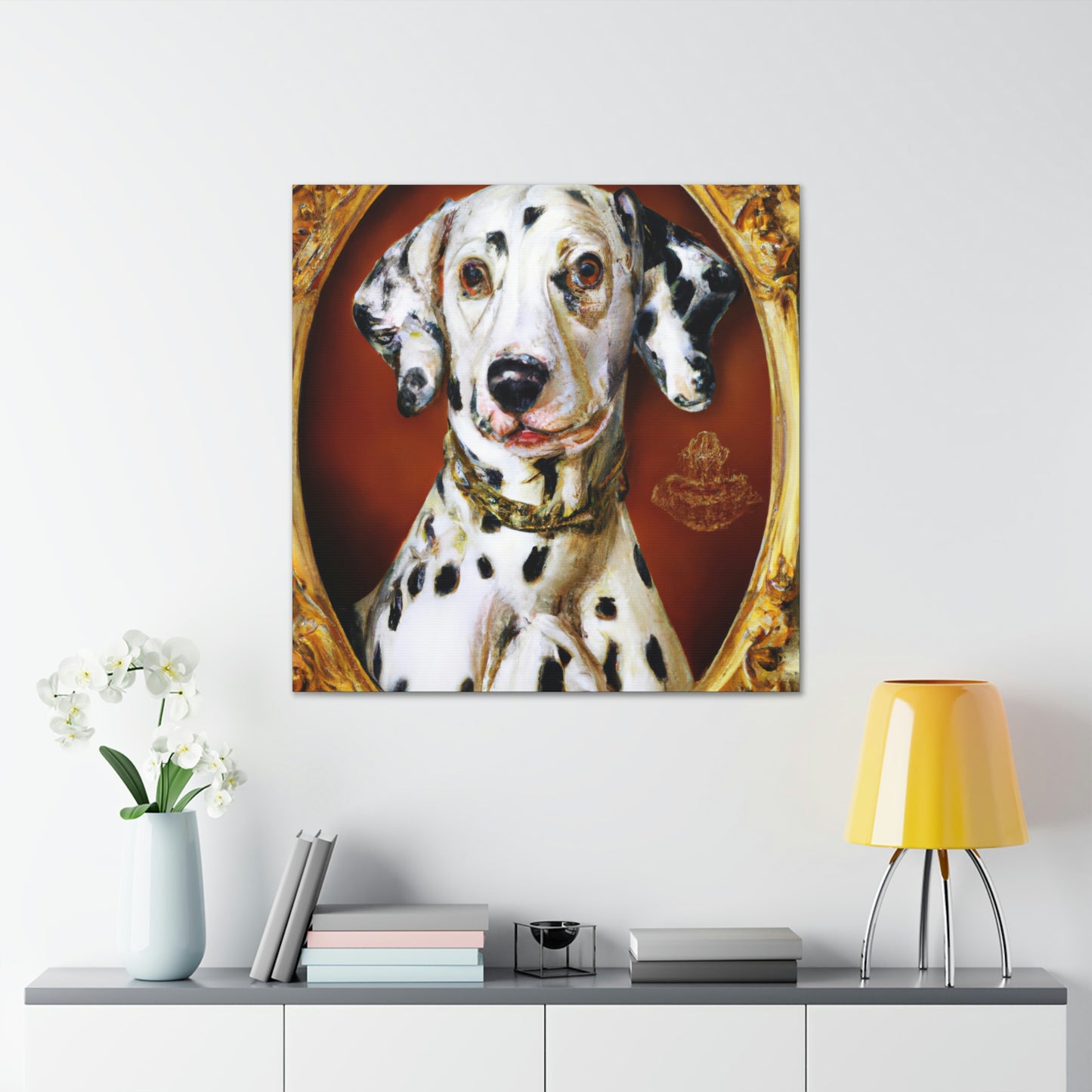 Dalmatian in Rococo - Canvas