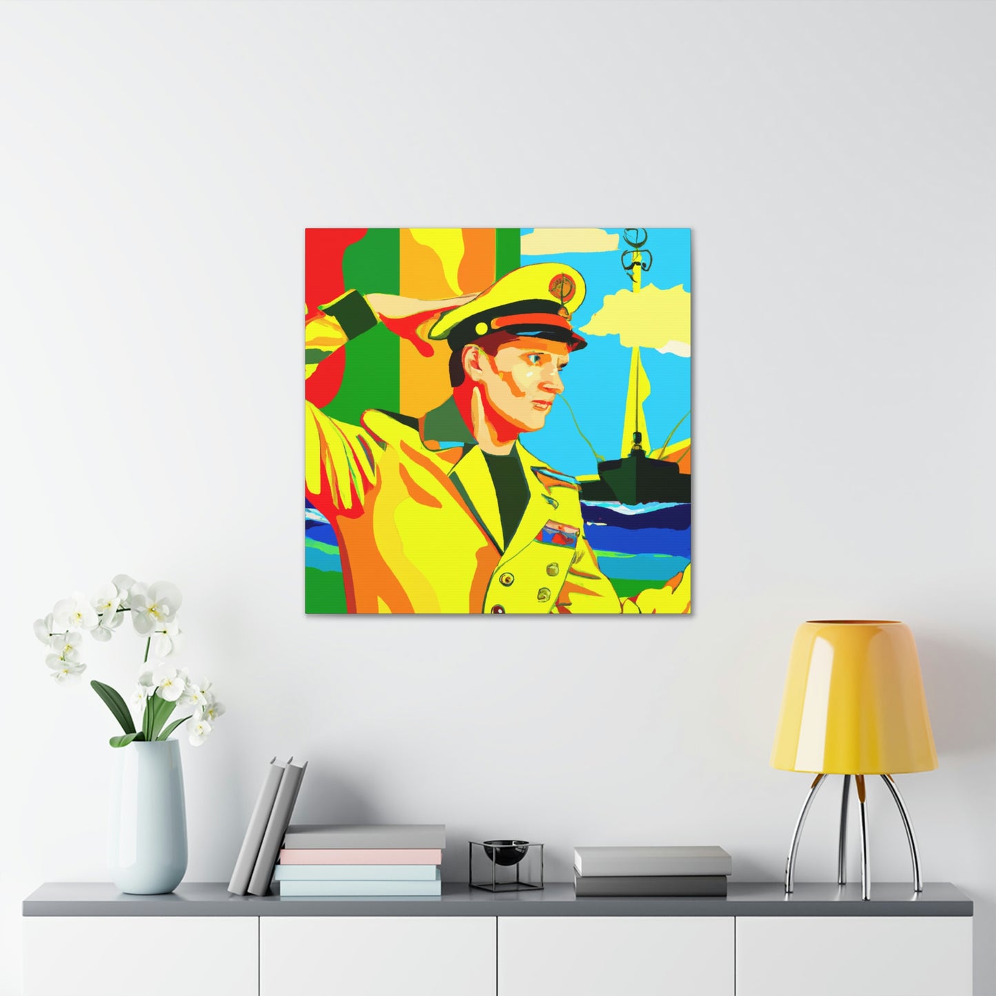 Marines in Pop Art - Canvas