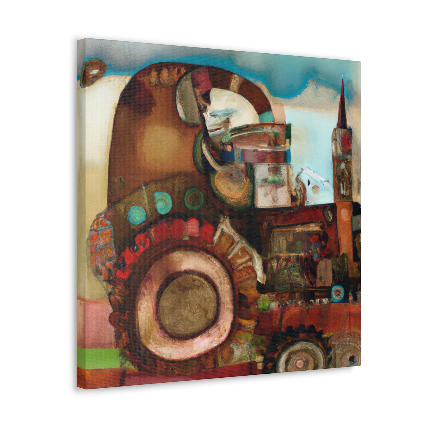 Tractor in Progressions - Canvas