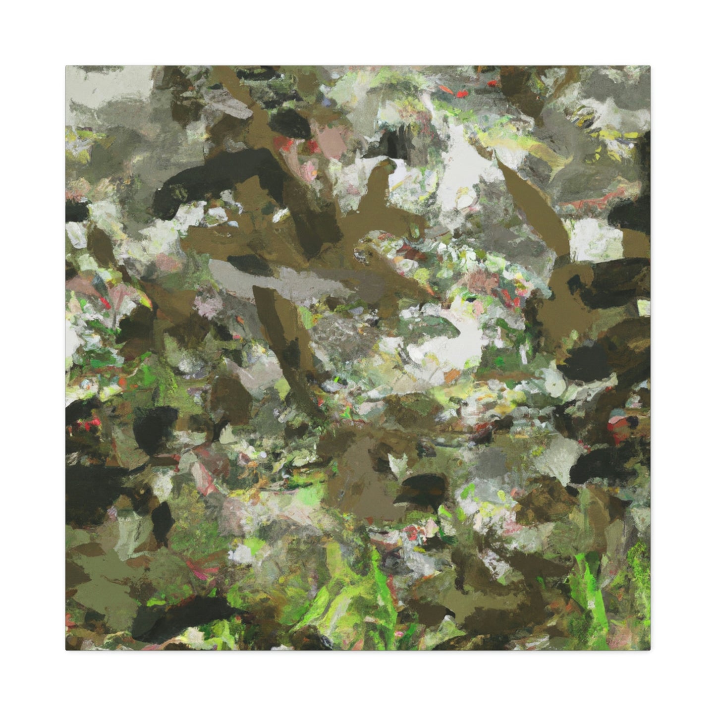 Camouflaged in Abstraction - Canvas