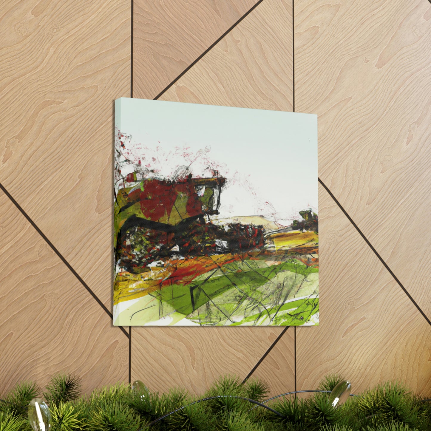 Harvesters in Harvest Time - Canvas