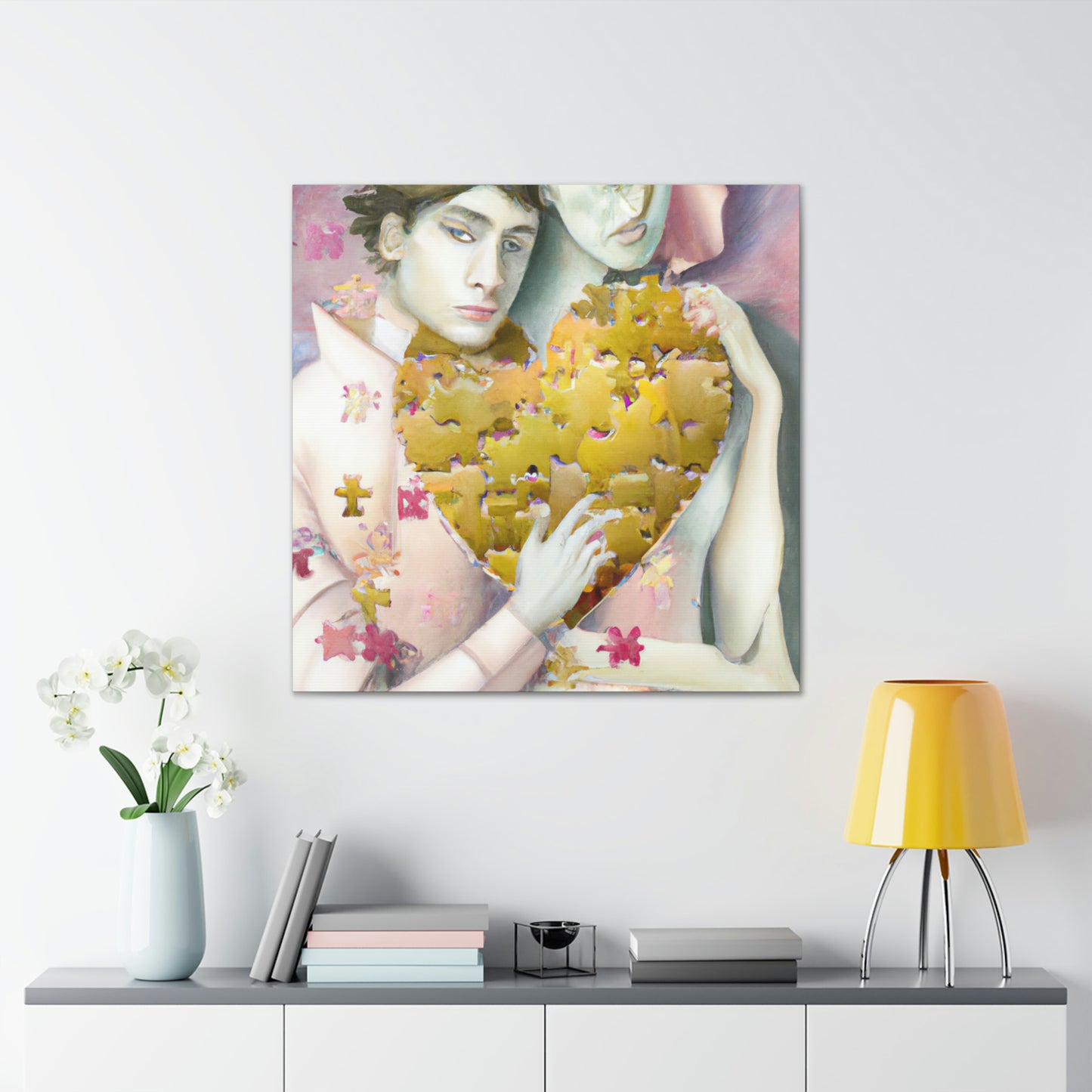 Love's Puzzling Dance - Canvas