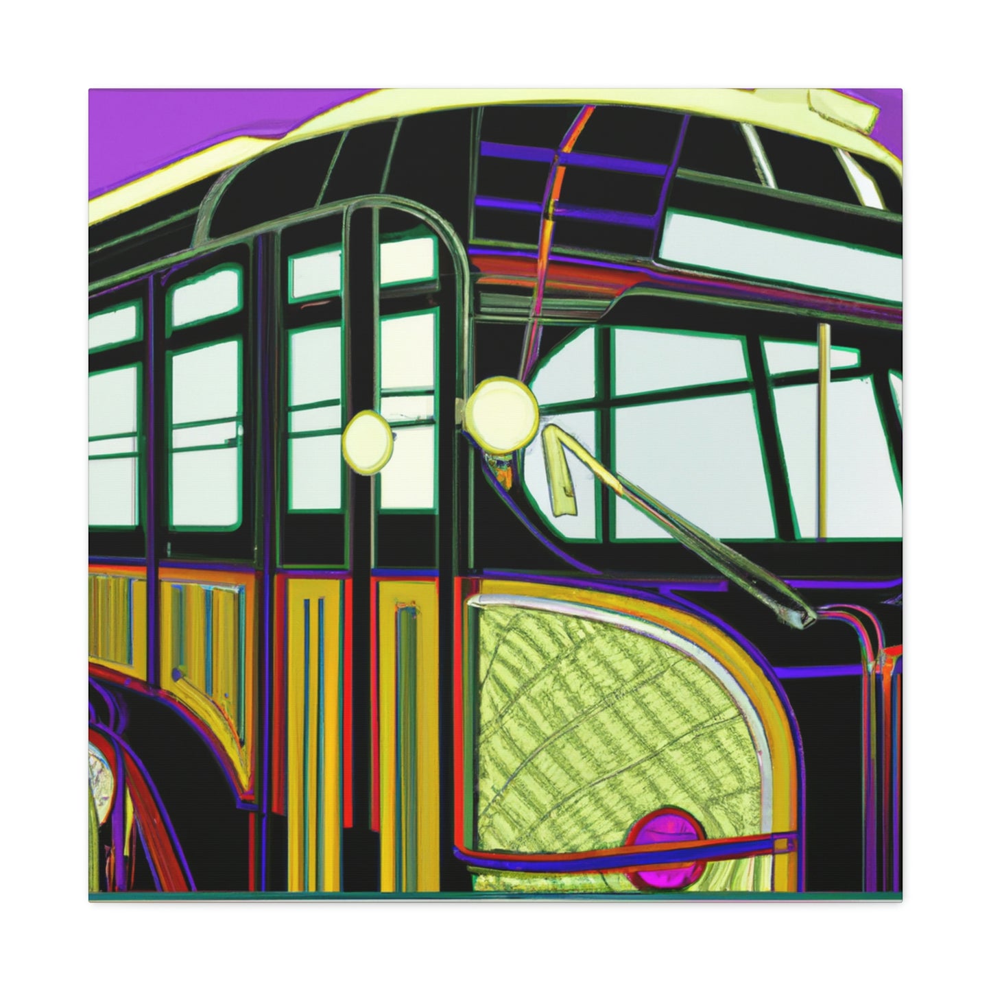 Bus of the Jazz Age - Canvas