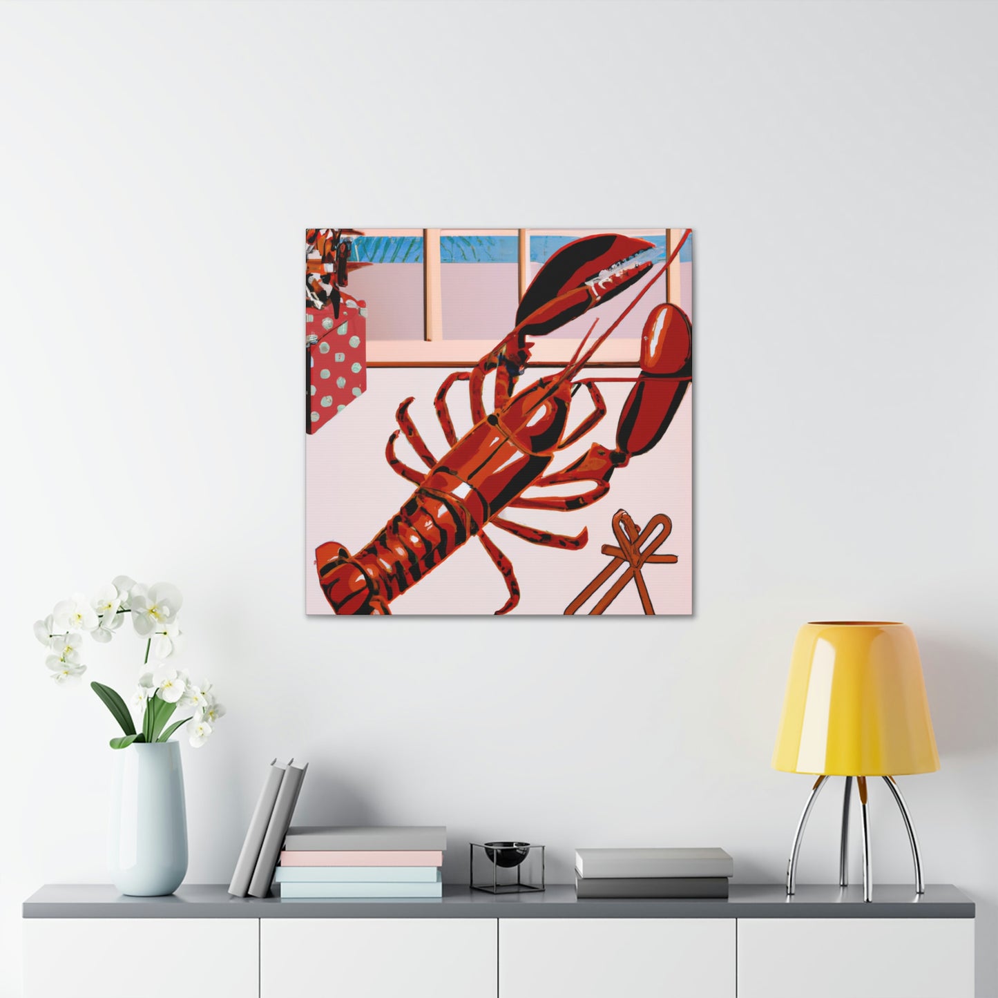 "Lobster's Glow Glamours" - Canvas